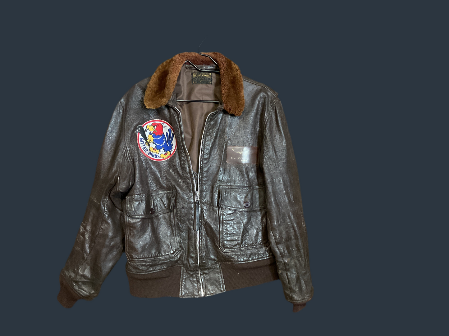 U.S. Service Members Career Collection of Flight Jackets-Named & Patched (3)