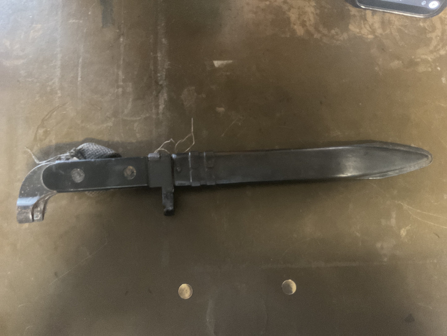 East German AK-47 Bayonet with Scabbard & Frog