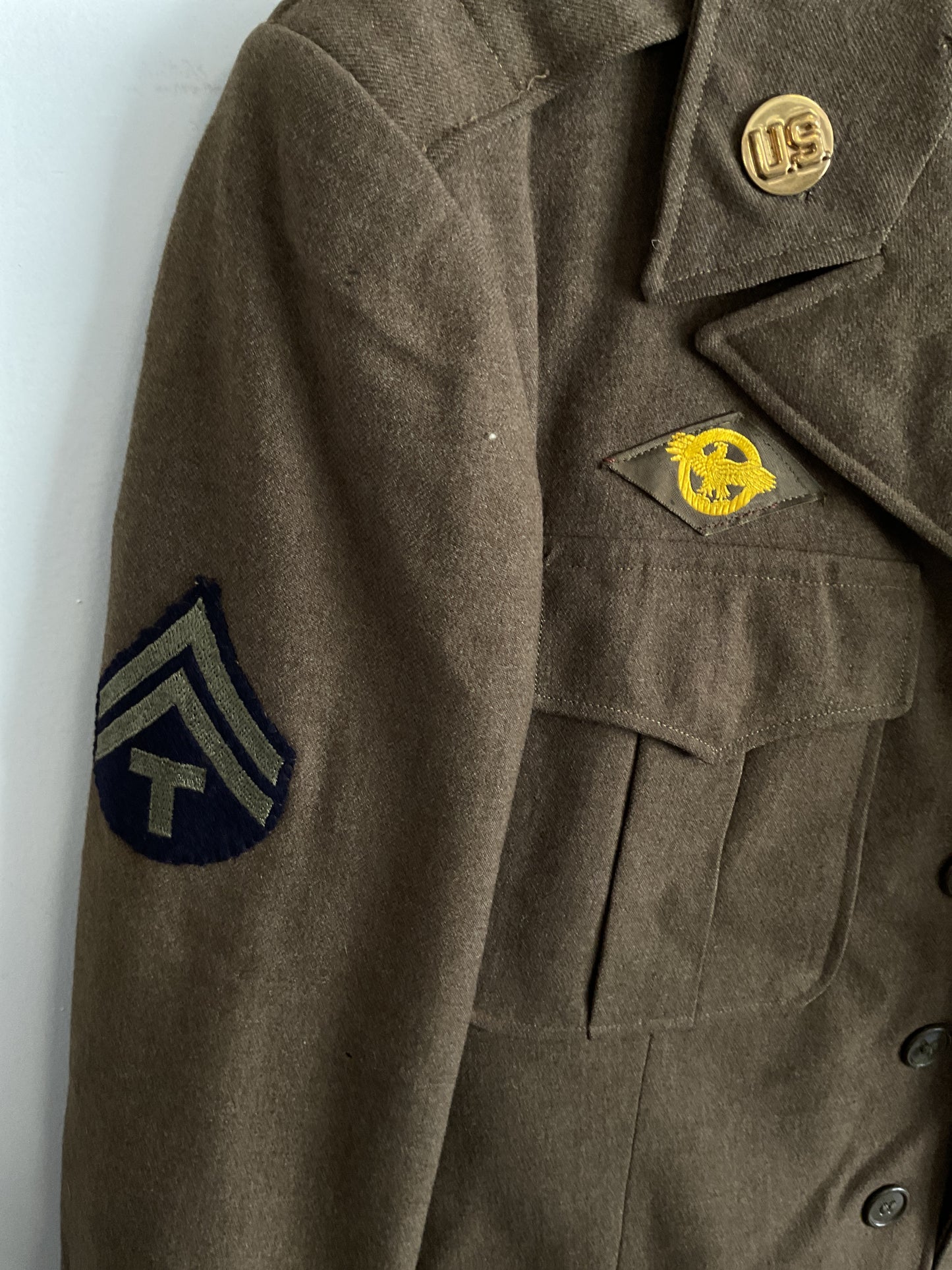 WWII U.S. Army 87th Infantry Division Service Dress Jacket – Technician Fifth Grade