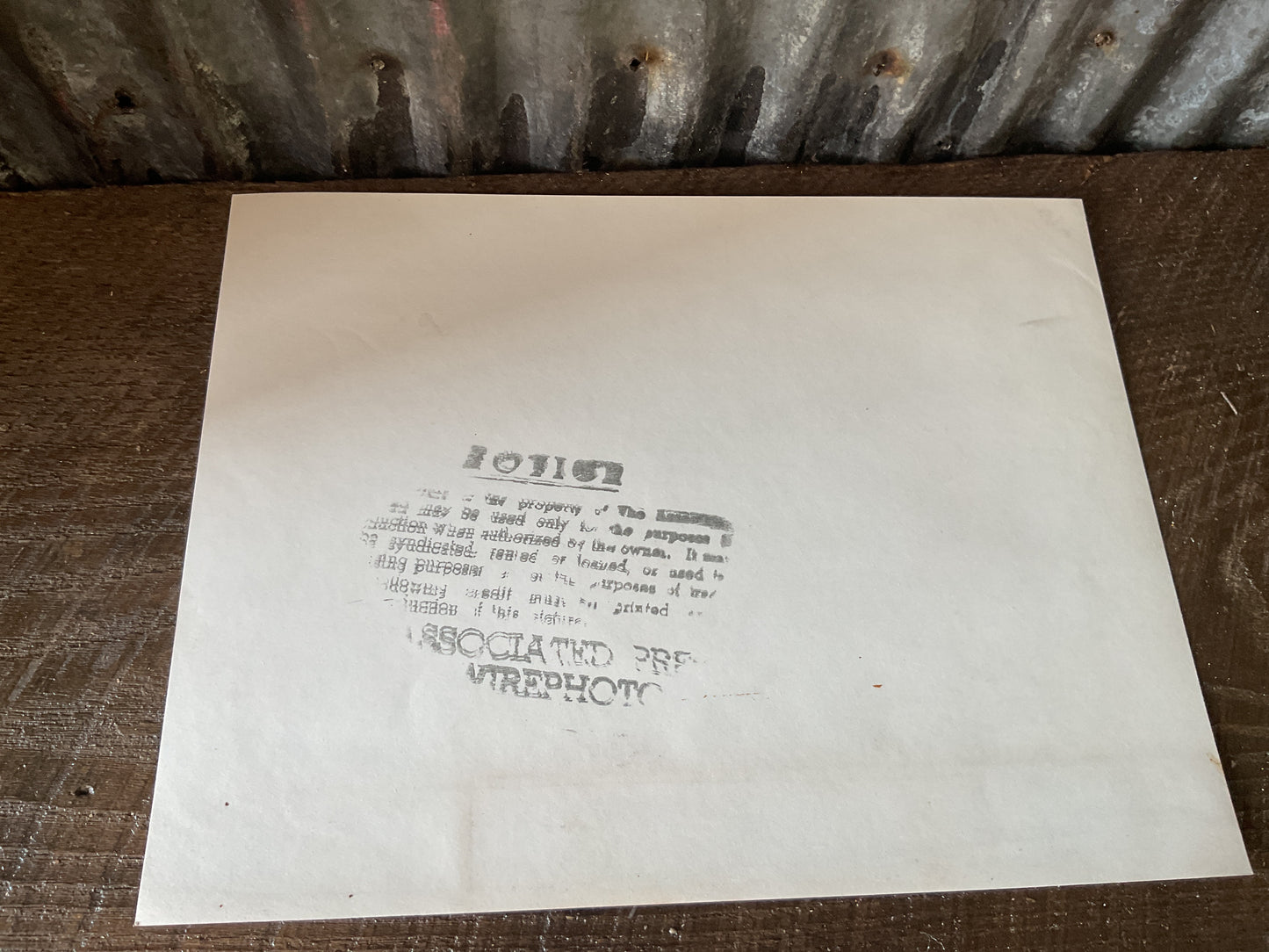 WWII Original Photo. Associated Press