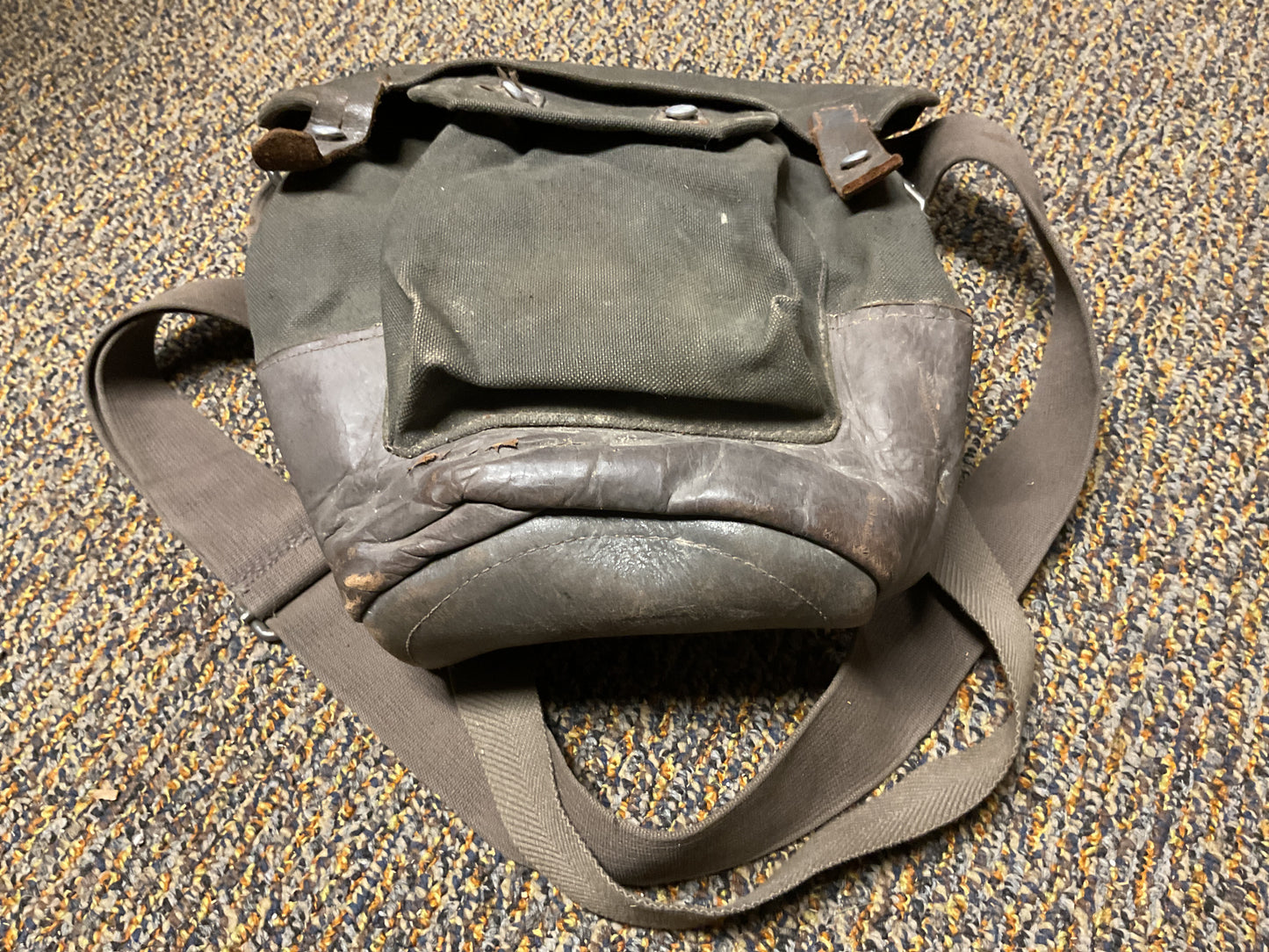 WWII Swedish Gas Mask Bag