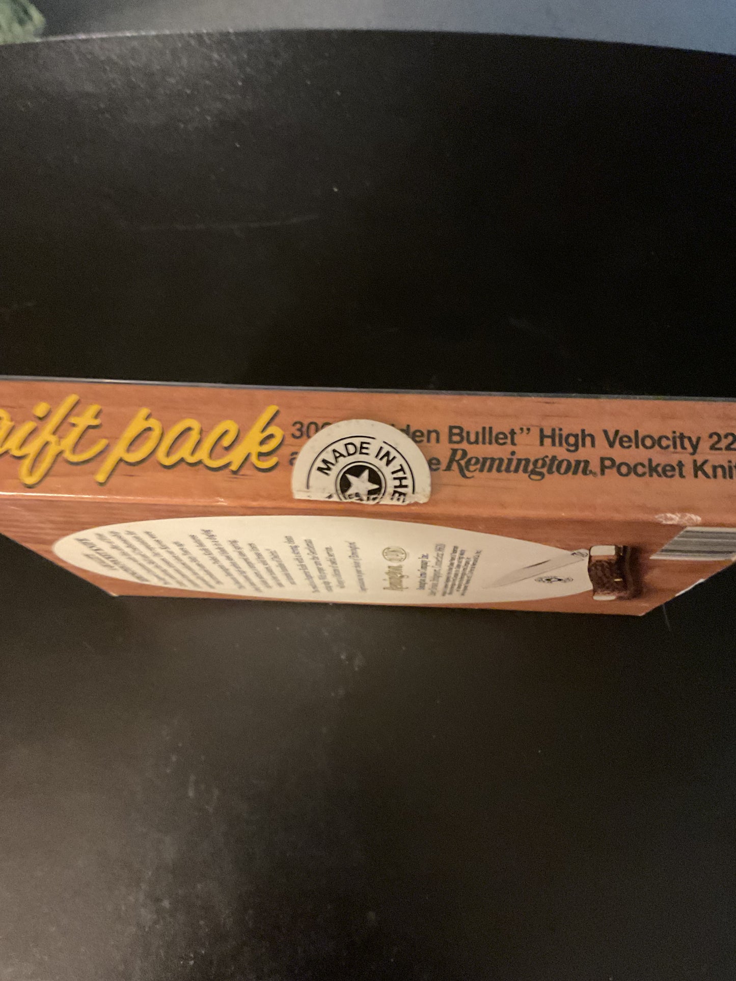 Vintage Remington Thunderbolt .22 LR Gift Pack with Pocket Knife