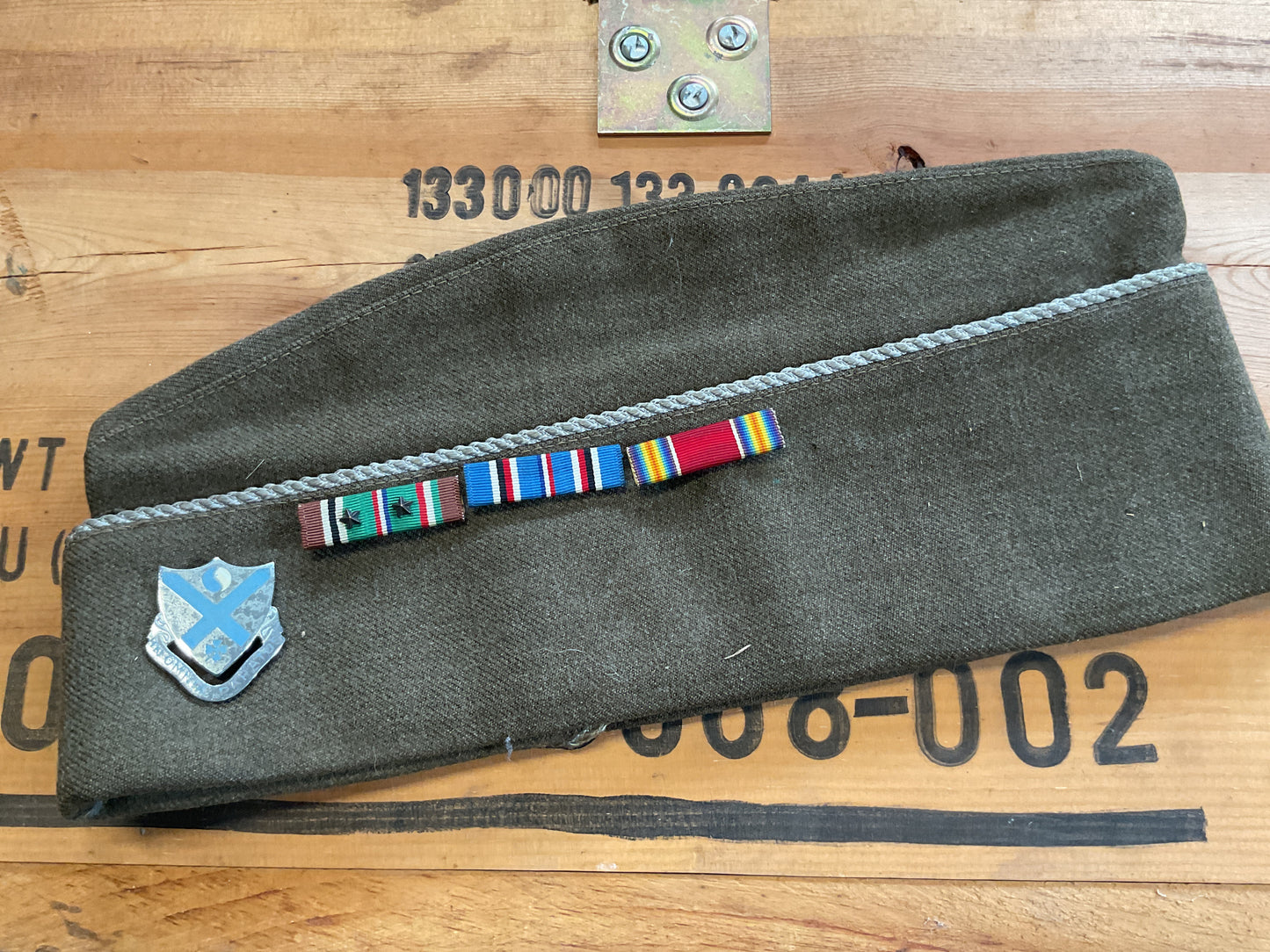 WWII Garrison Cap with Extras