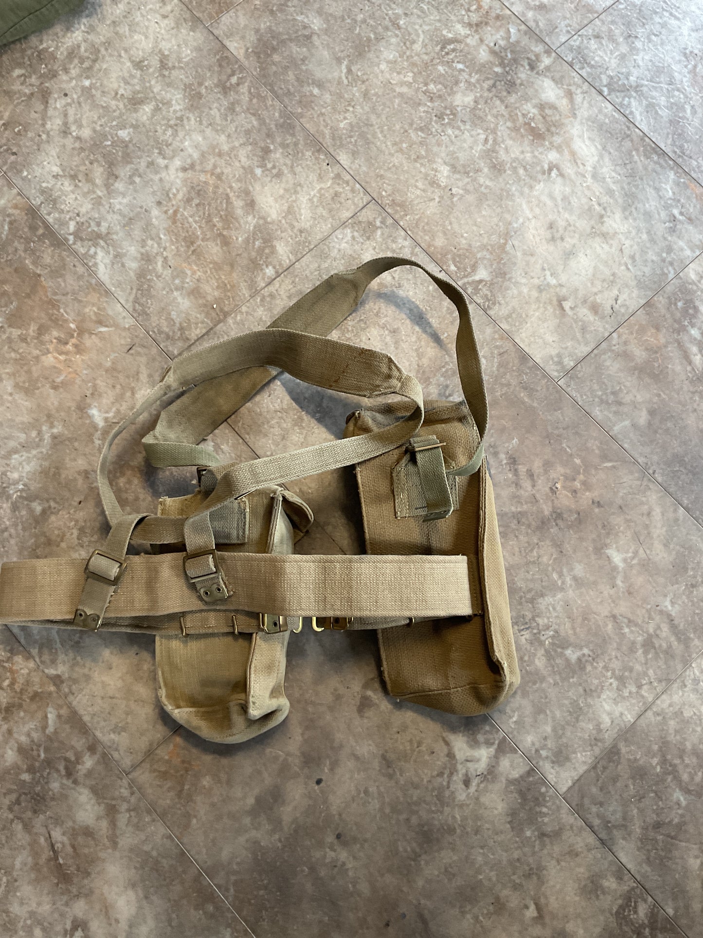 WWII British P37 Webbing