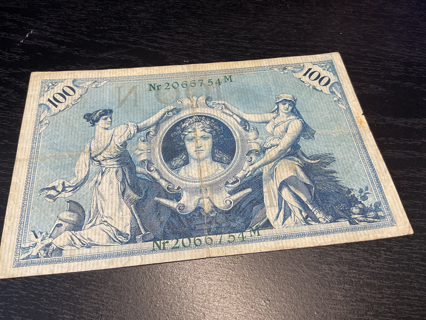 German 100 Marks Note Reichsbanknote 1908
