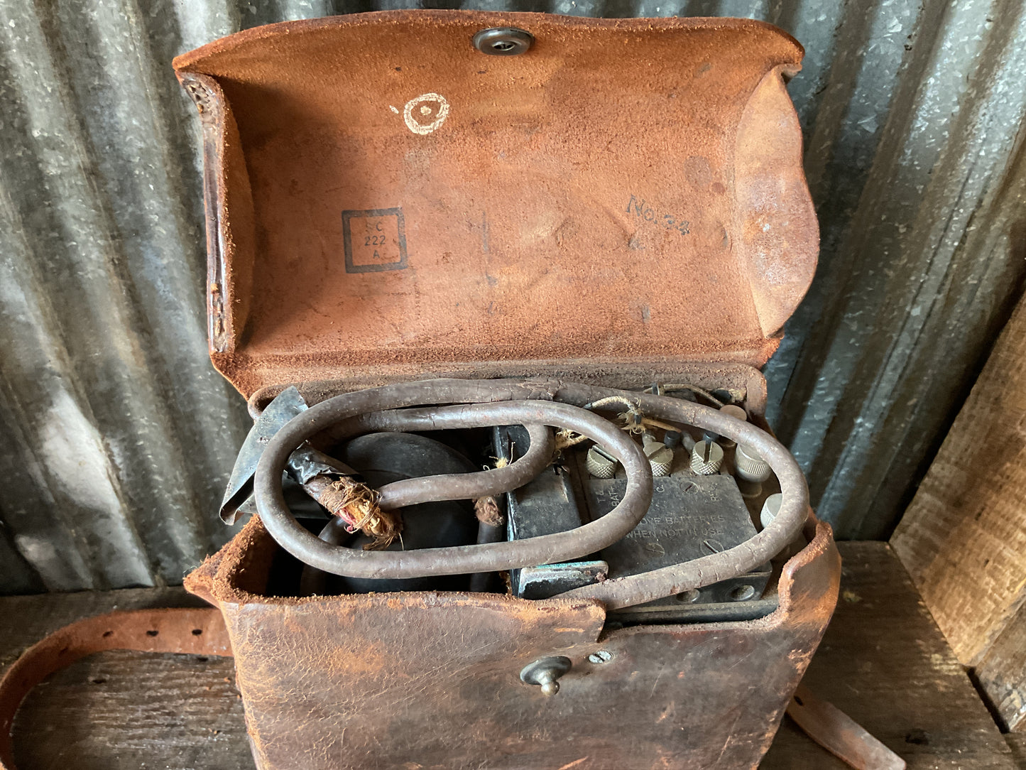 WWII US AMY EE-8-A Field Telephone