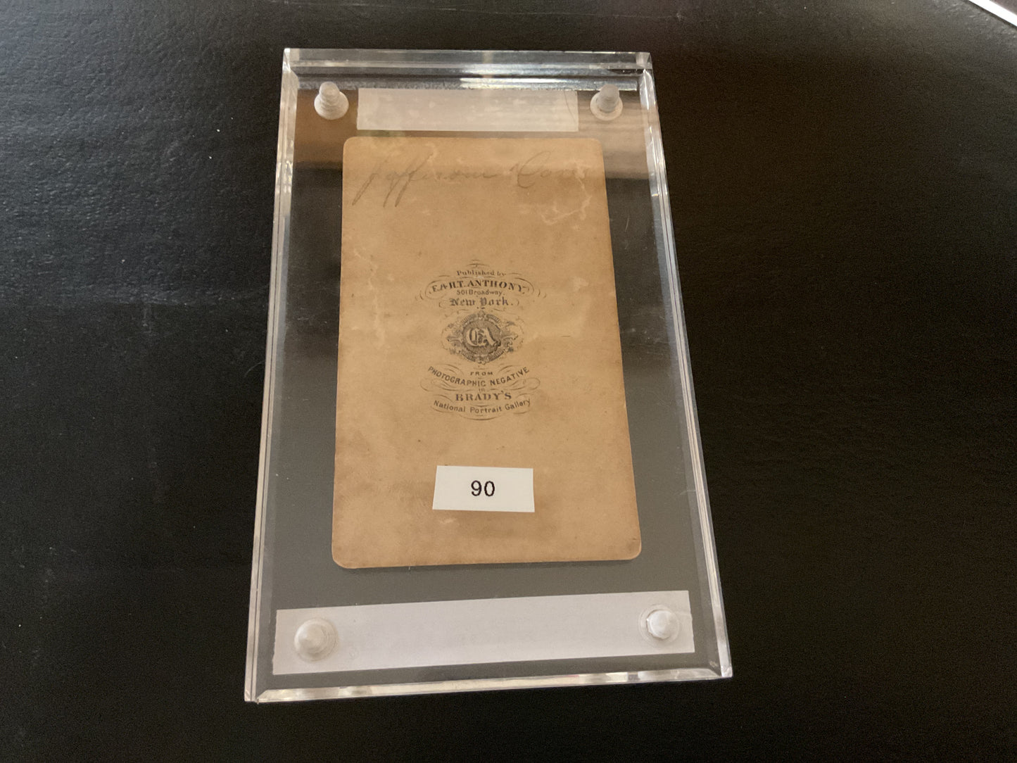 Confederate President Jefferson Davis (CDV) Civil War Era