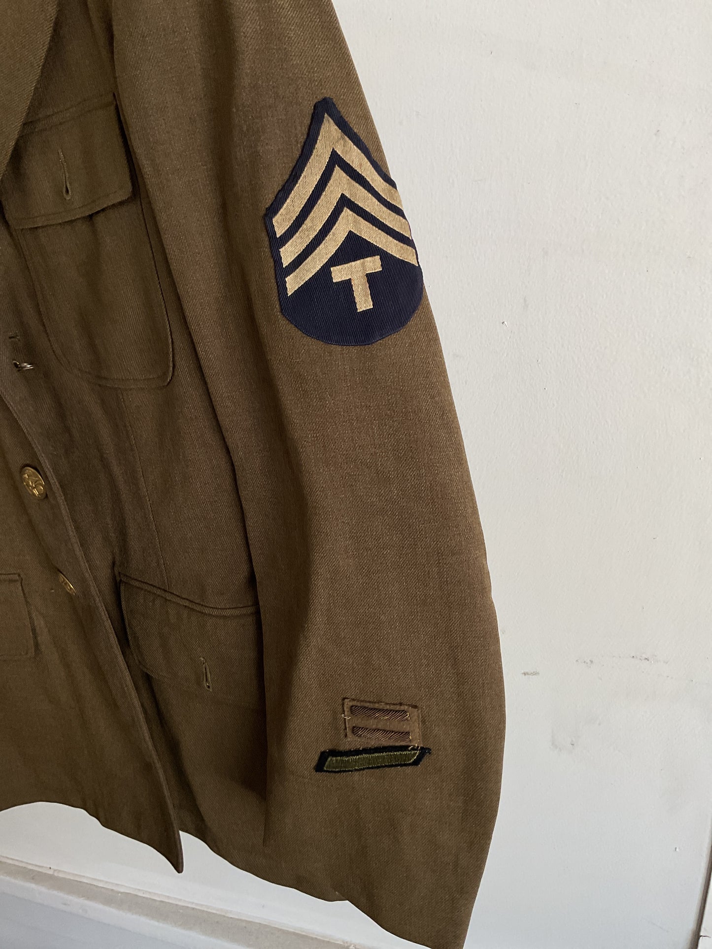 WWII U.S. Army Chinese Combat Command Service Dress Jacket – Staff Sergeant, CBI Theater