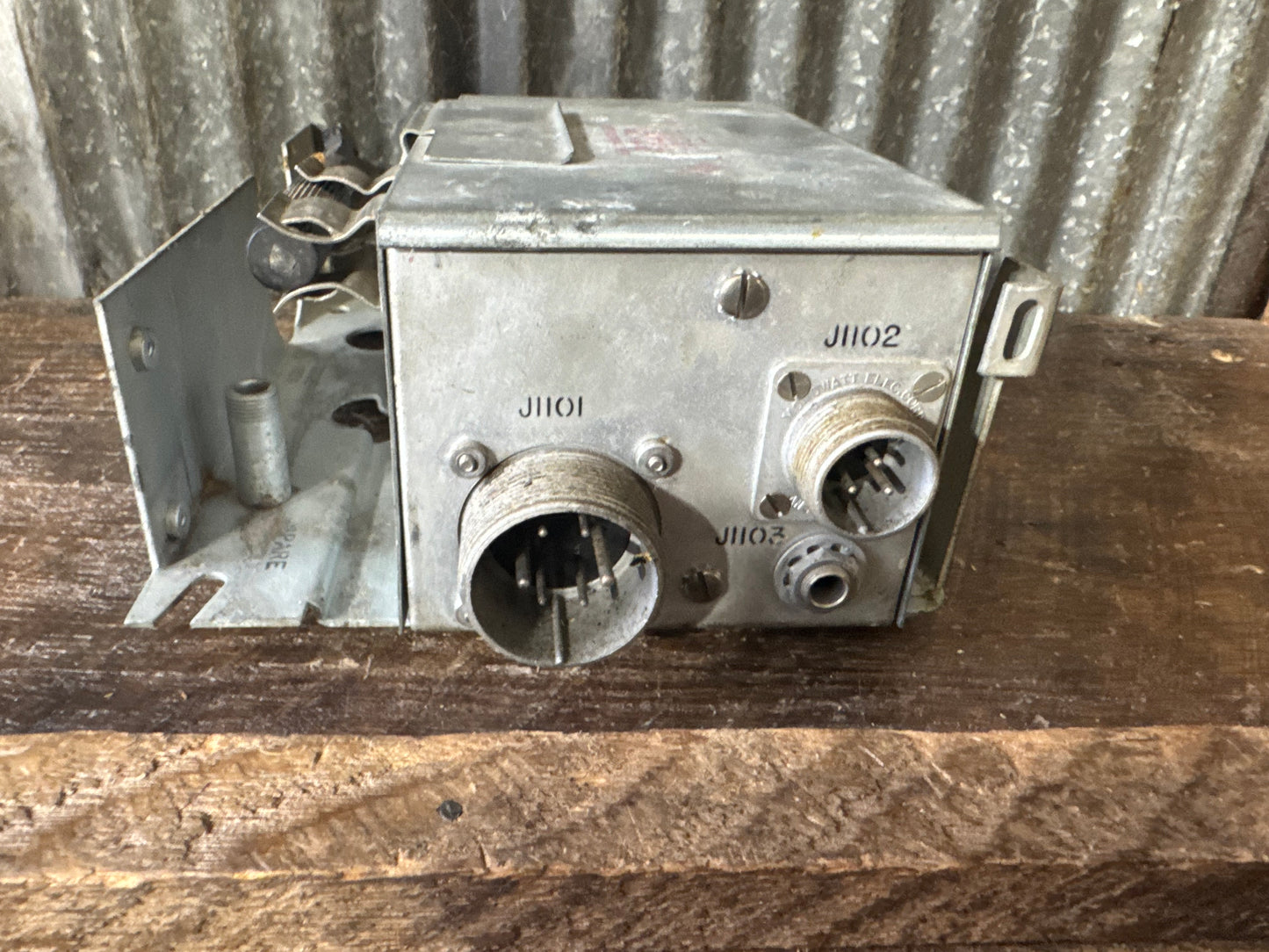 WWII U.S. Military Aircraft Radio Receiver Mounting Cradle with Shock Mount Assembly