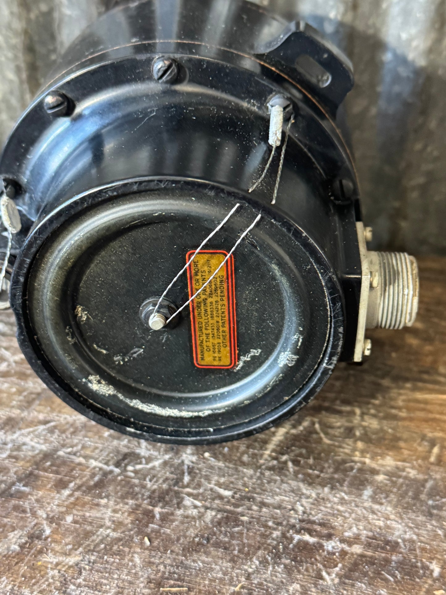 WWII Pioneer Instrument Transmitter Magnesyn Remote Indicating Compass 400Hz Aircraft Compass Unit