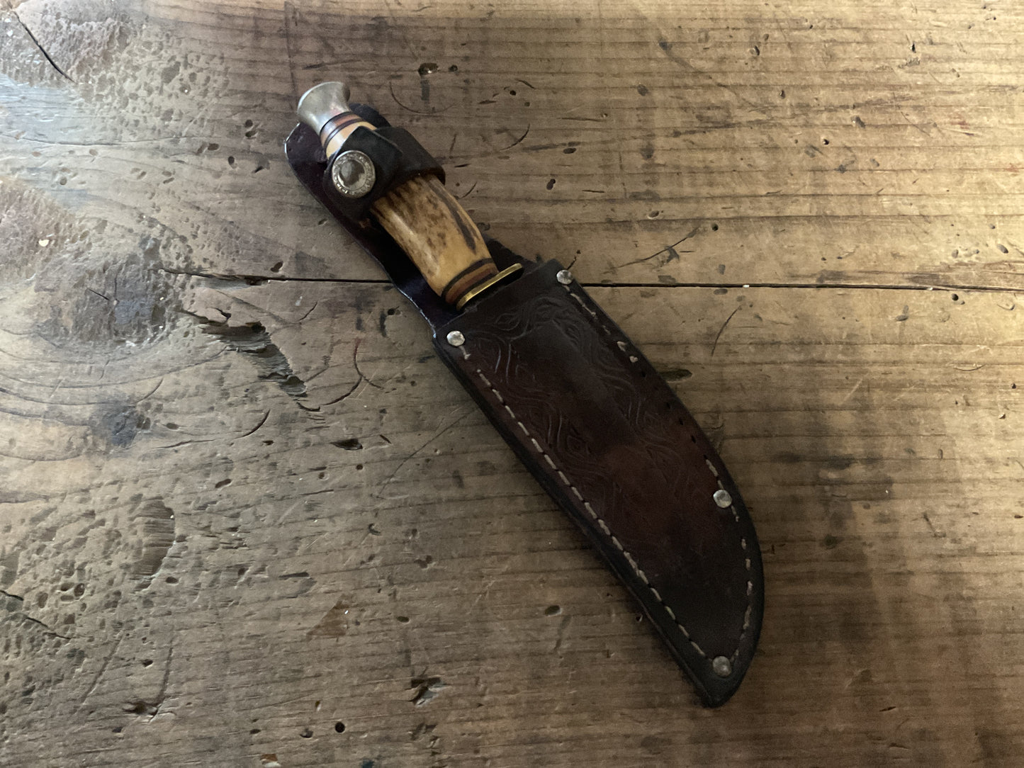 Vintage Edge Brand #489 Hunting Knife-Solingen, Germany w/ Sheath