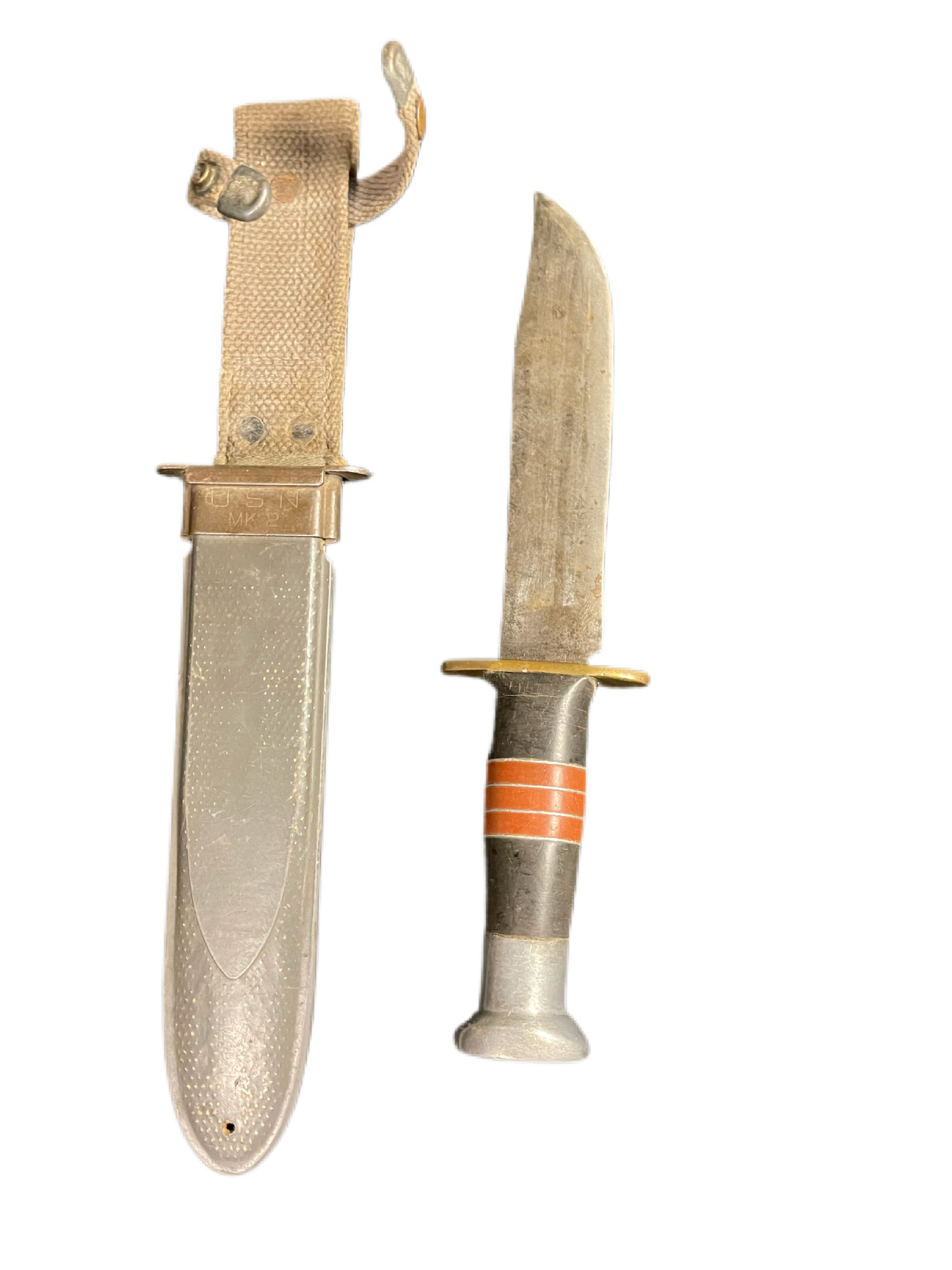 WWII U.S. Navy USN MK2 Theater Knife (Modified)