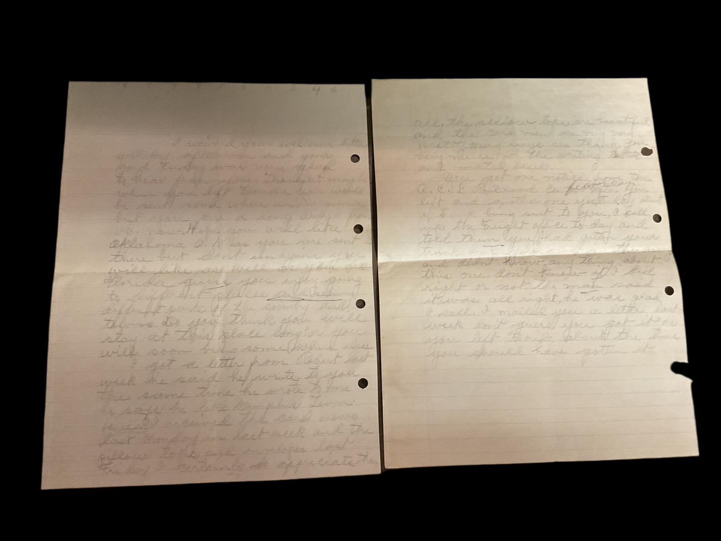 Air Mail From November 1942 (2) Letters same soldier