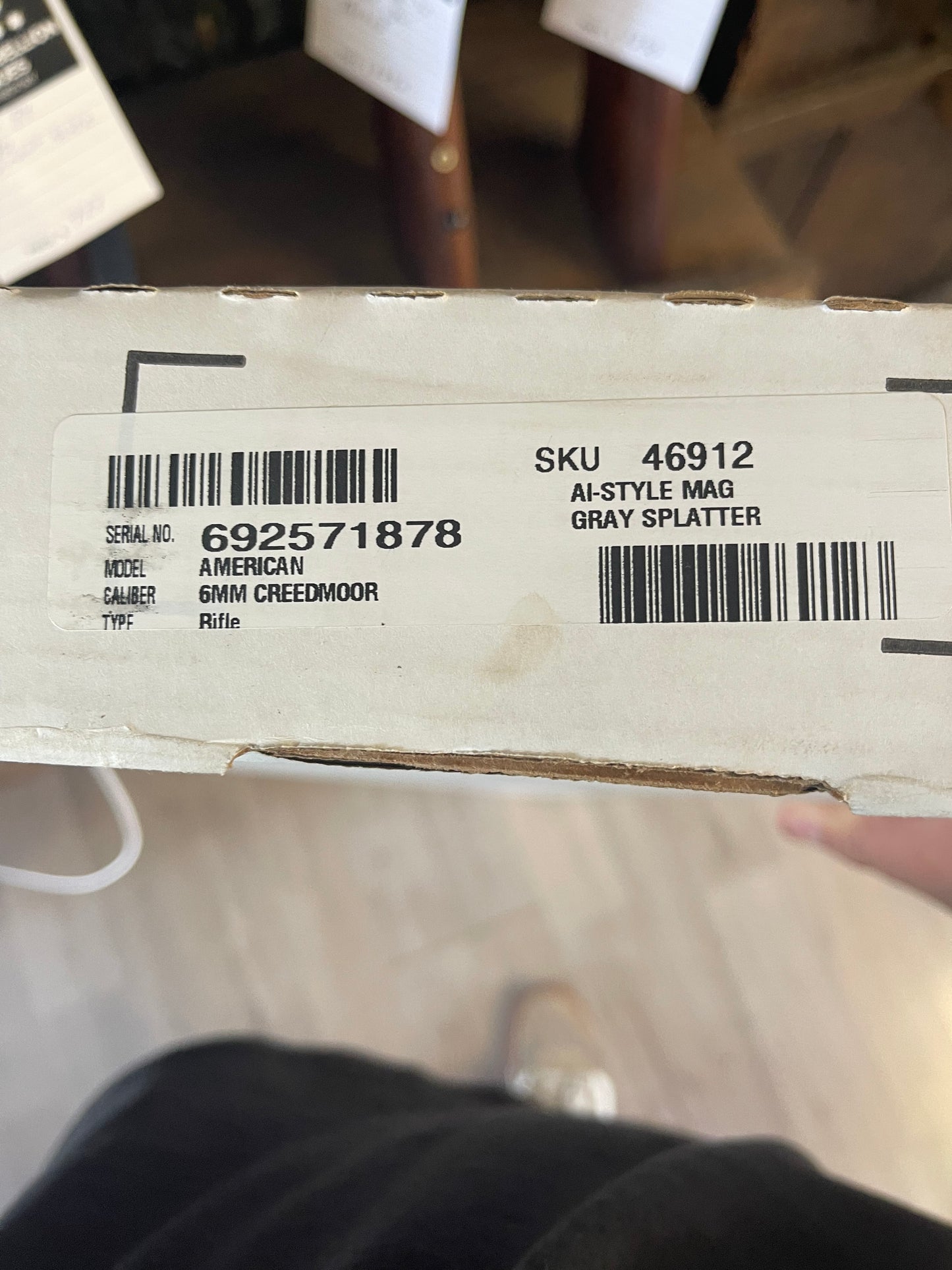 Ruger American Rifle – 6mm Creedmoor (Gray Splatter) – New in Box