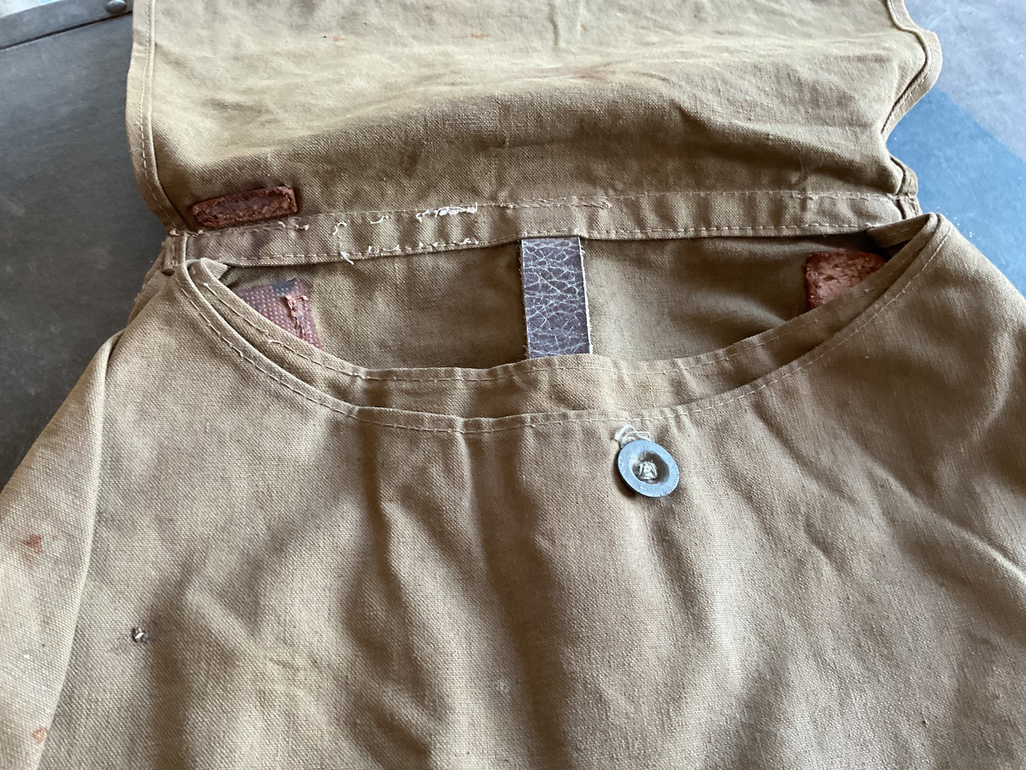WWII Captured German Bread Bag (named)