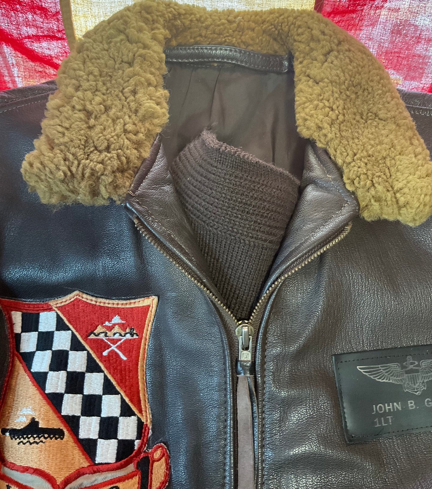 USMC Pilot G-1 Flight Jacket-Authentic and Identified to American Hero