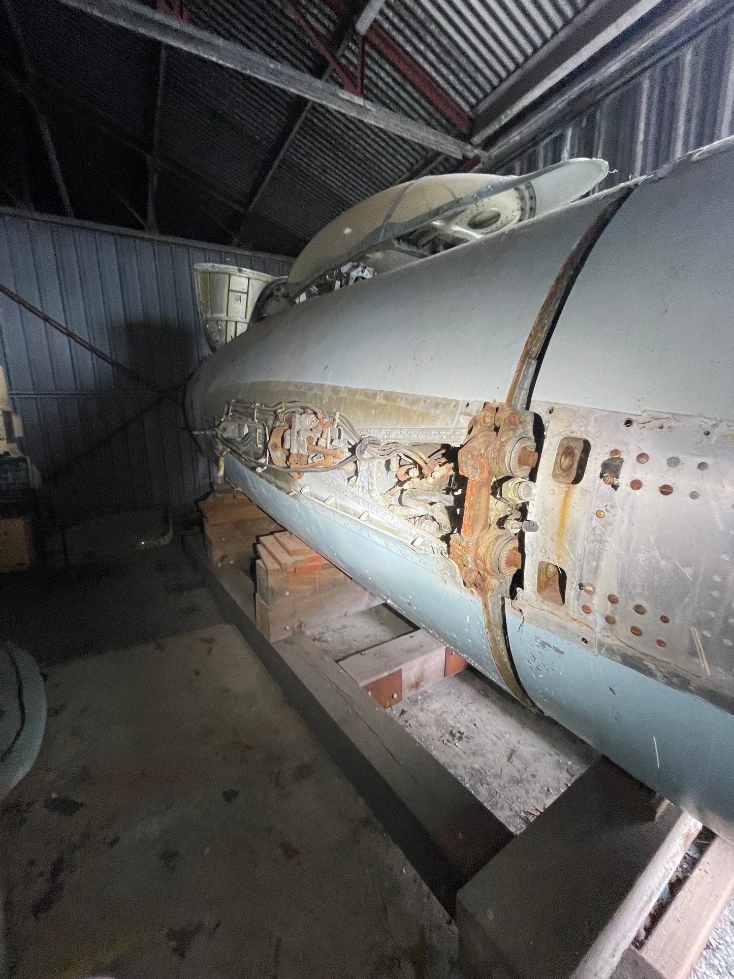Complete Polish Lim-5 (MiG-17F Variant) Fighter Jet Project - All Parts Present, Wings Removed - Trades Preferred!