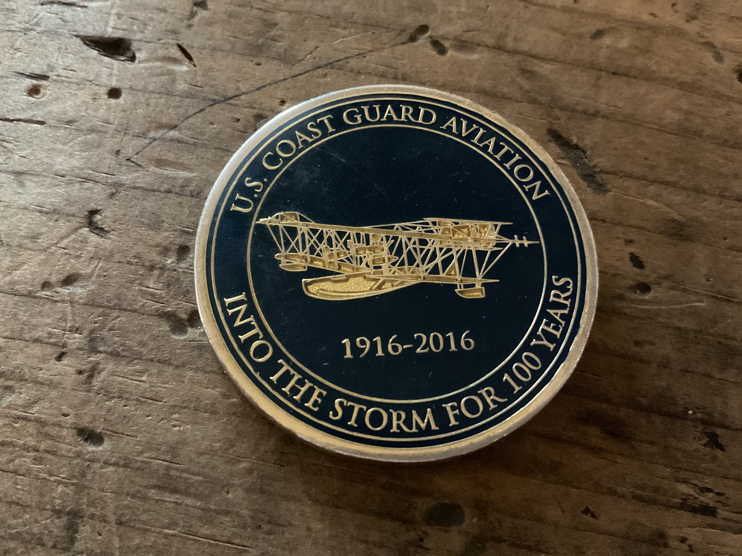 2016 U.S. Coast Guard Aviation 100th Anniversary Challenge Coin