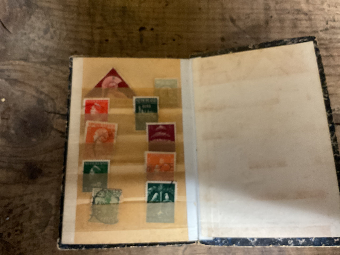 Vintage WWII-Era International Stamp Album