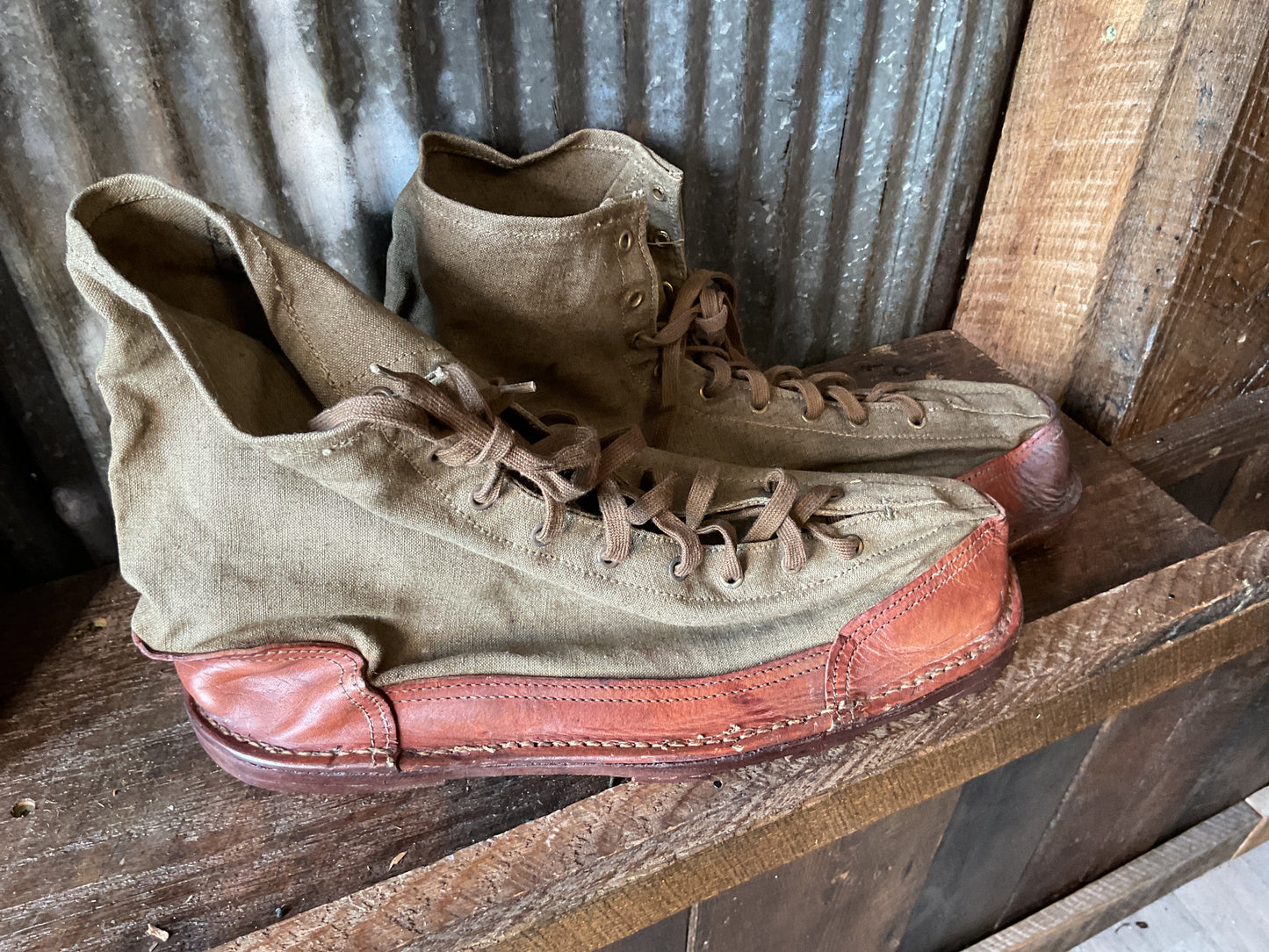 WWII French “Snow Cleats” Overboots