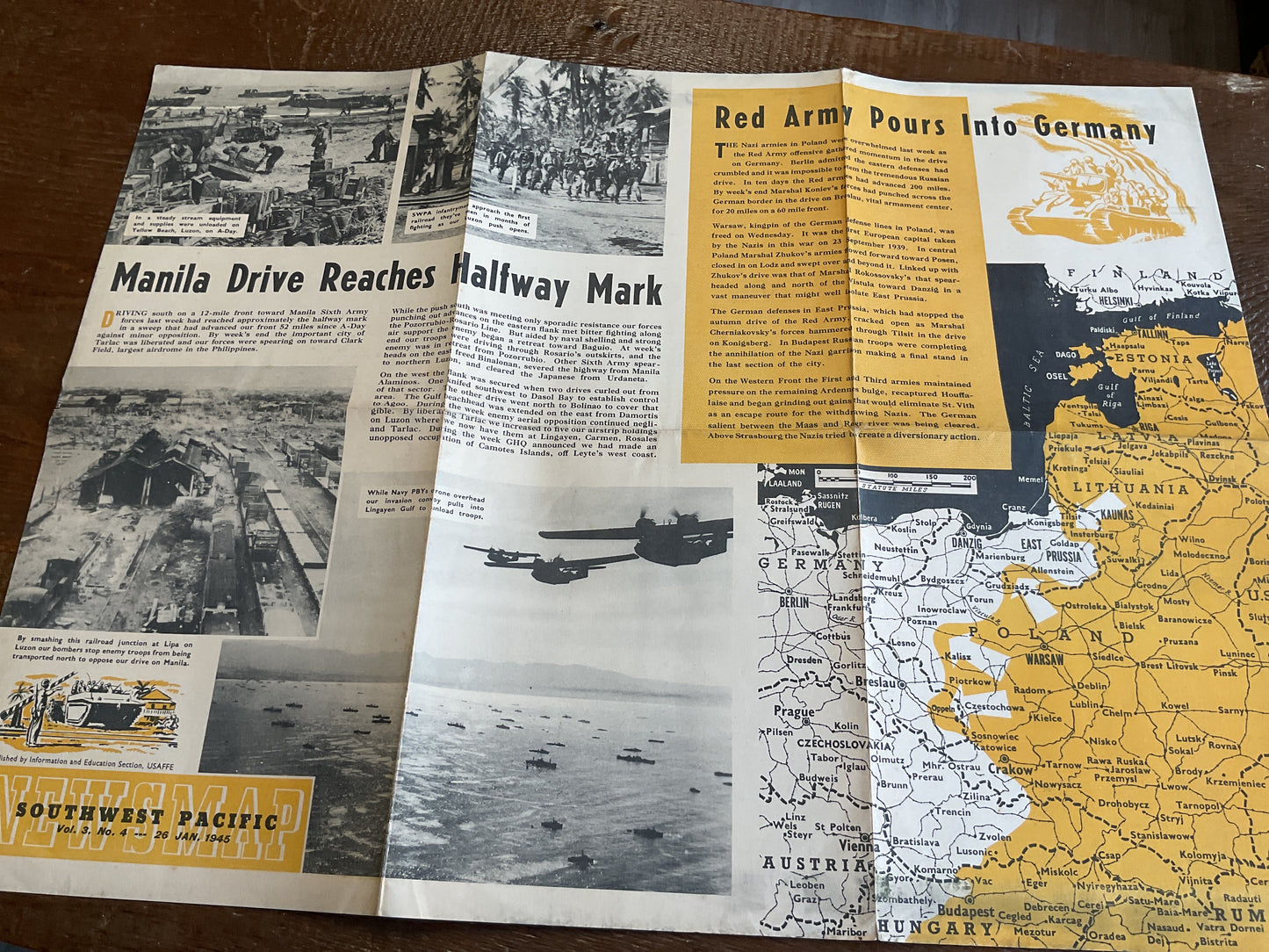 WWII News Map
