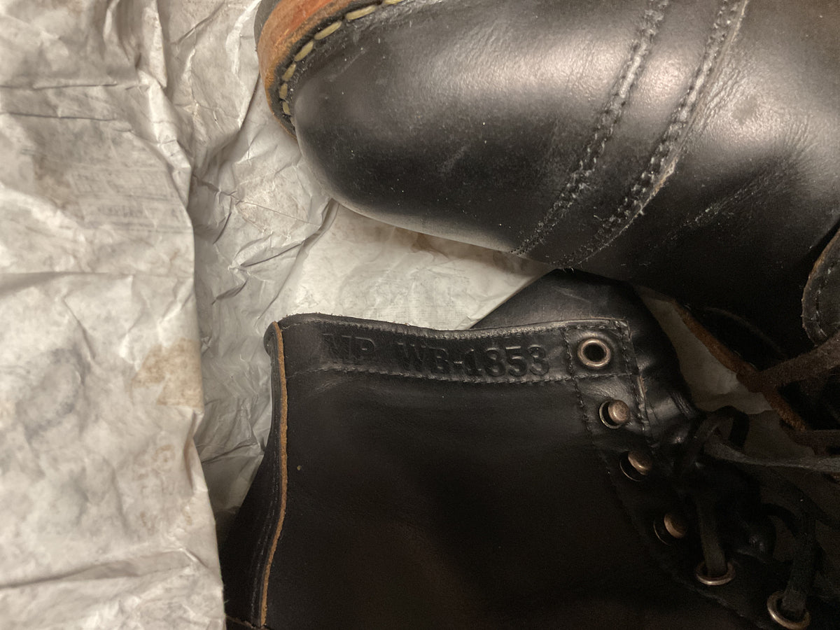 White’s Centennial MP Service Boots-Black Double Shot Leather-Men’s 10.5D-with Box and Extra Laces