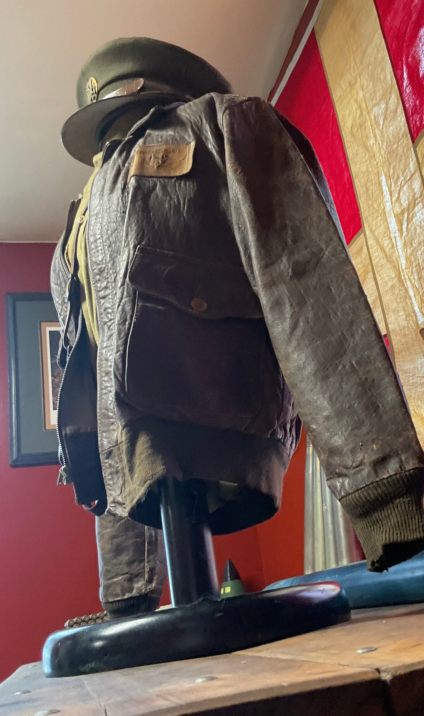 WWII Flight Jacket-Authentic and Indetified w/ extras
