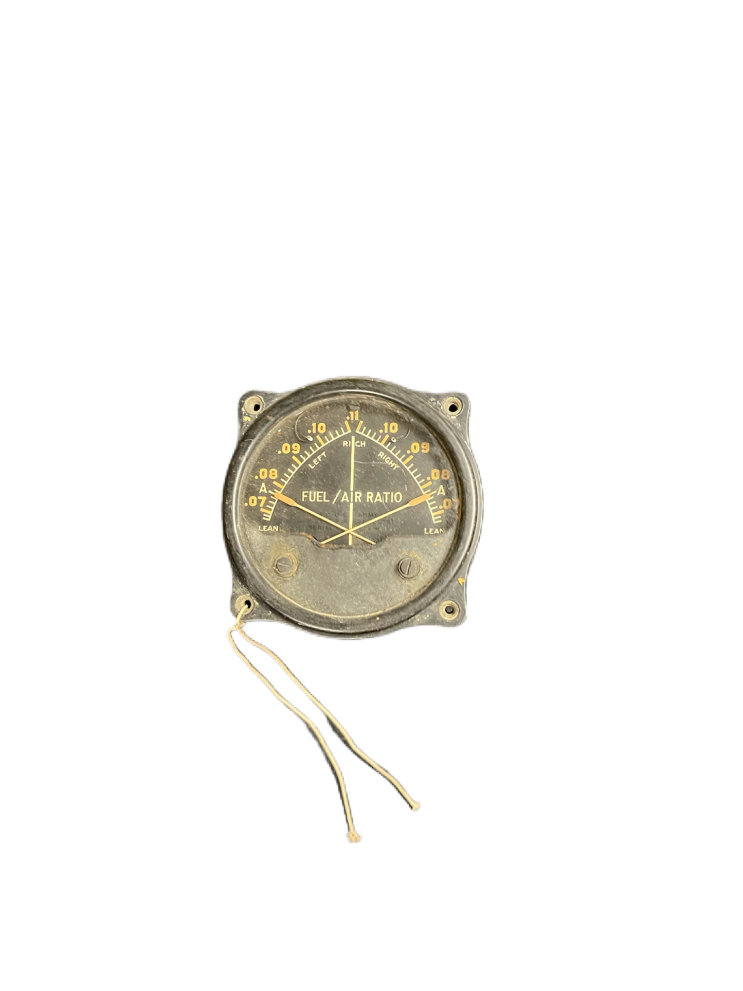 WWII Aircraft Fuel/Air Ratio Gauge by Charles Engelhard, Inc.