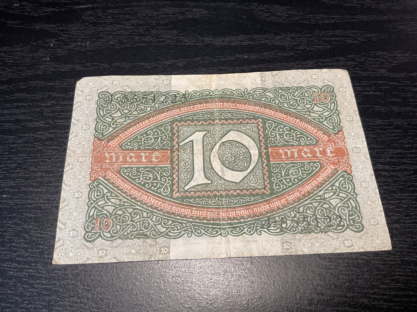 German 10 Mark Banknote