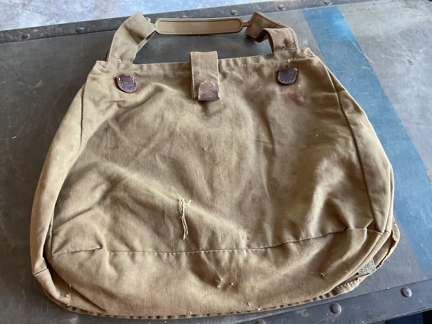 WWII Captured German Bread Bag (named)
