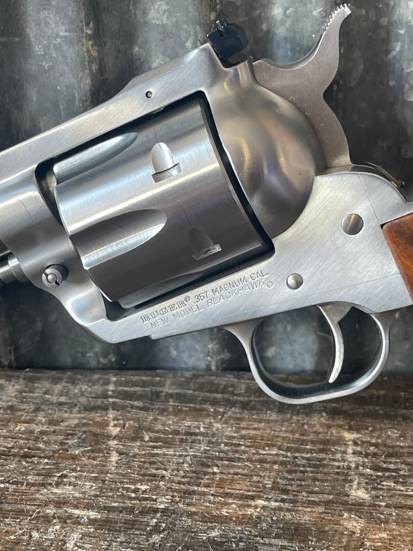 Ruger New Model Blackhawk Stainless .357 Magnum Revolver – 4⅝-Inch Barrel