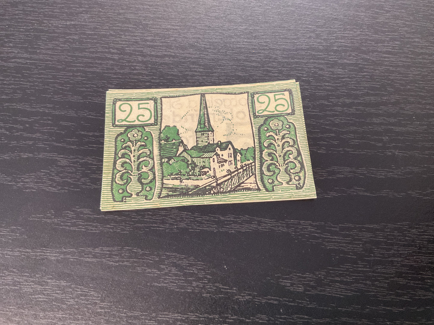 German Holzminden Emergency Notes 25 Pfennig 1922
