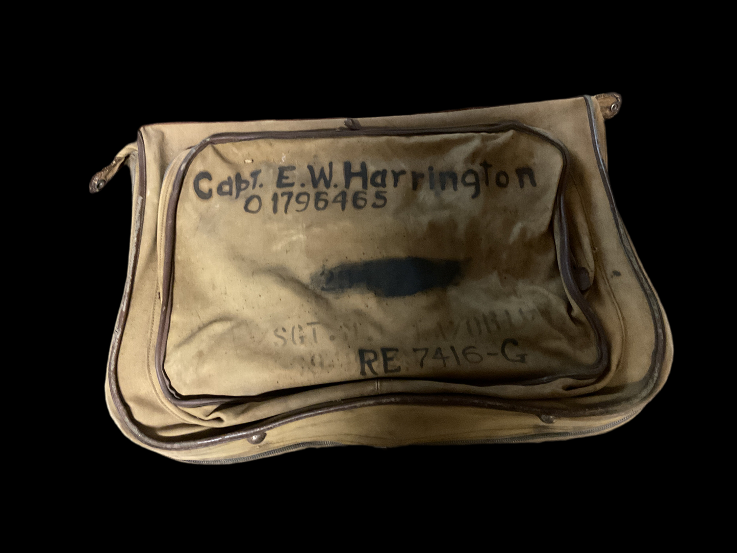 WWII Army/Airforce Garment Bag-Named
