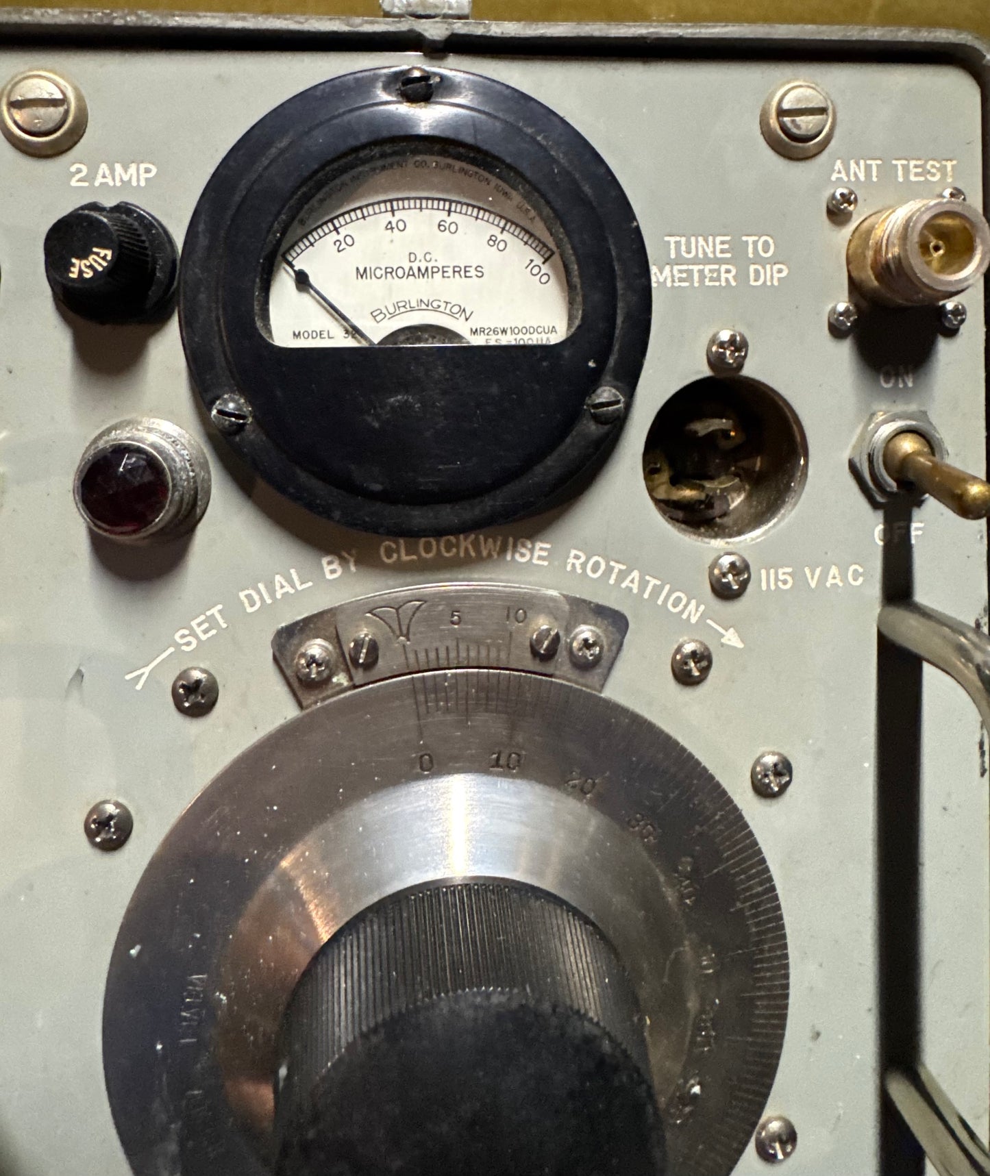 U.S. Military Wavemeter TS-247A/APM-48 – AF-109