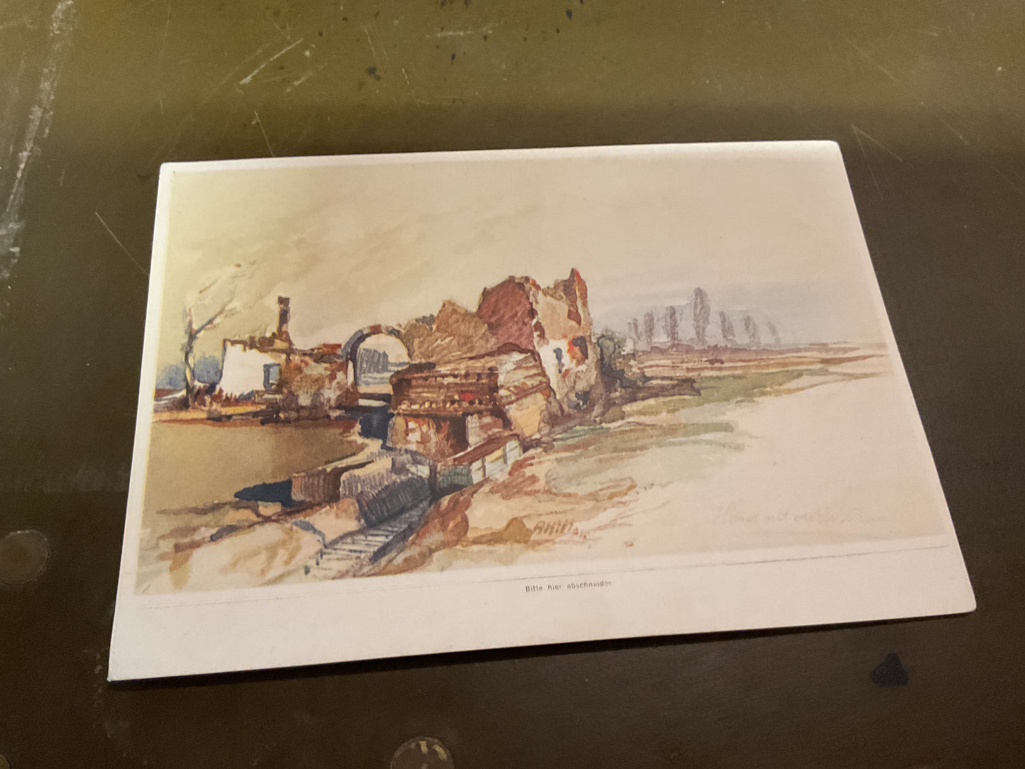 WWII German Propaganda Card