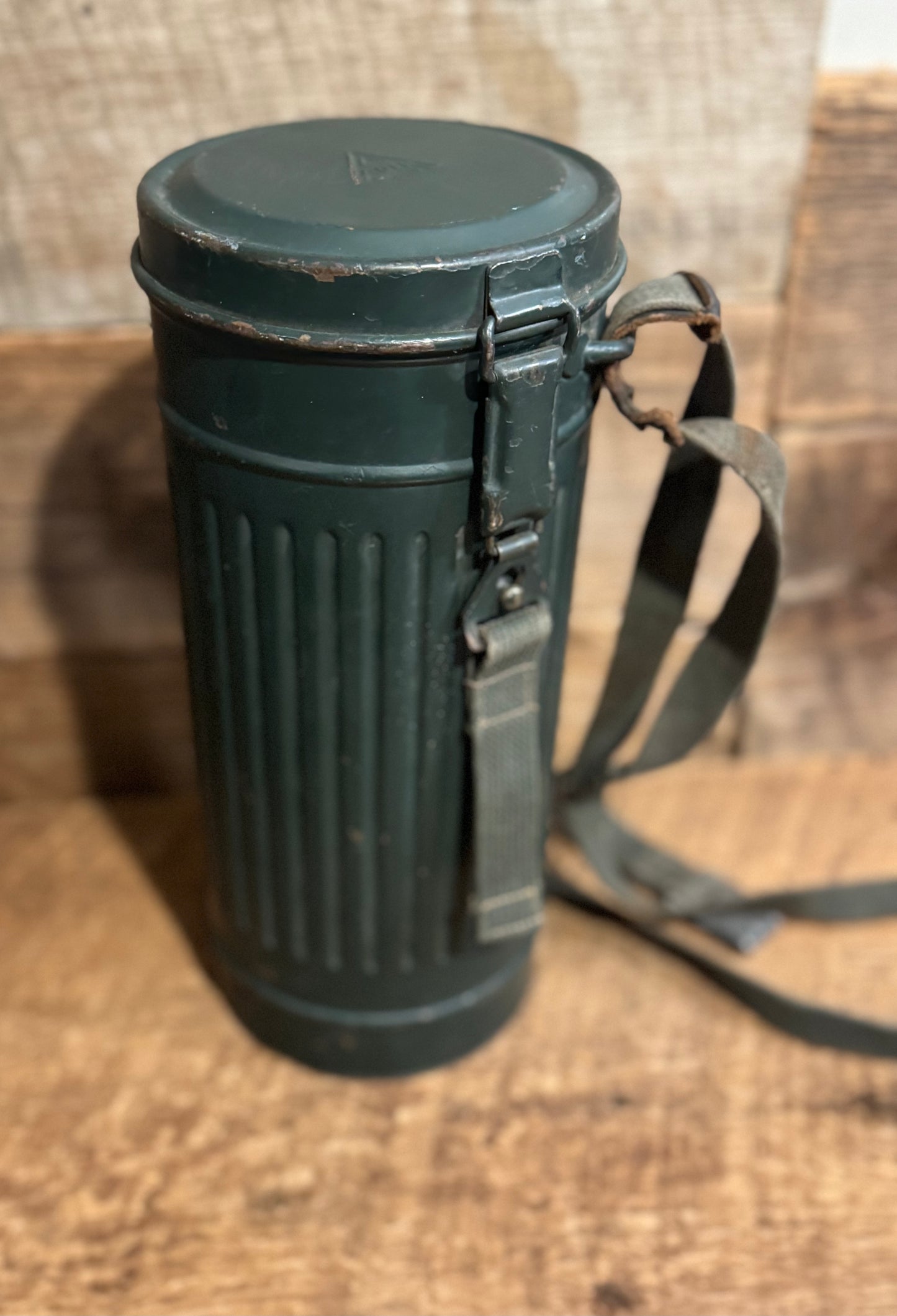German WWII Gas Mask Canister