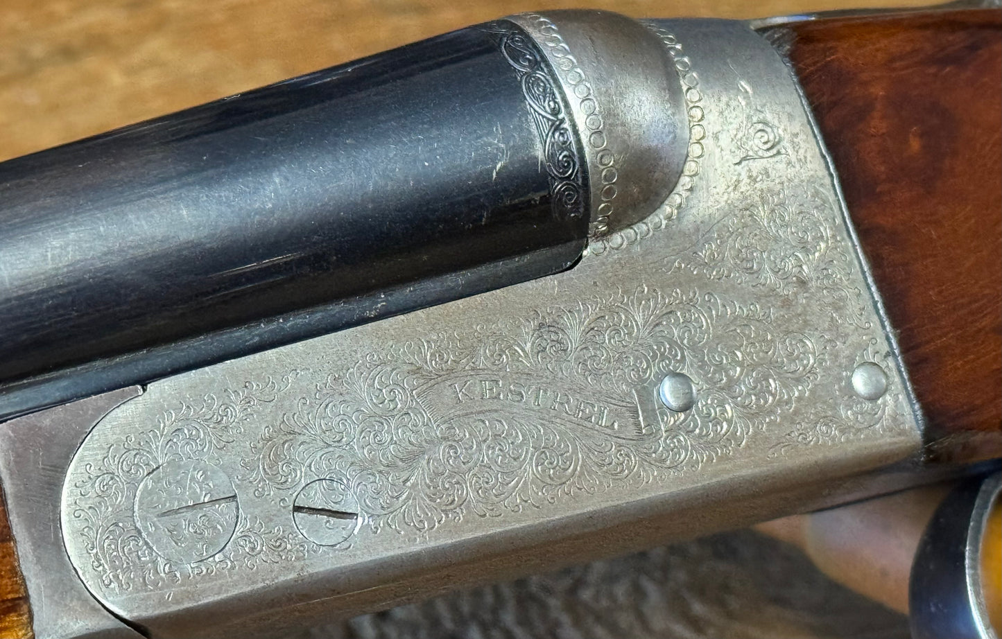 Kestrel 20 Ga. SxS Engraved