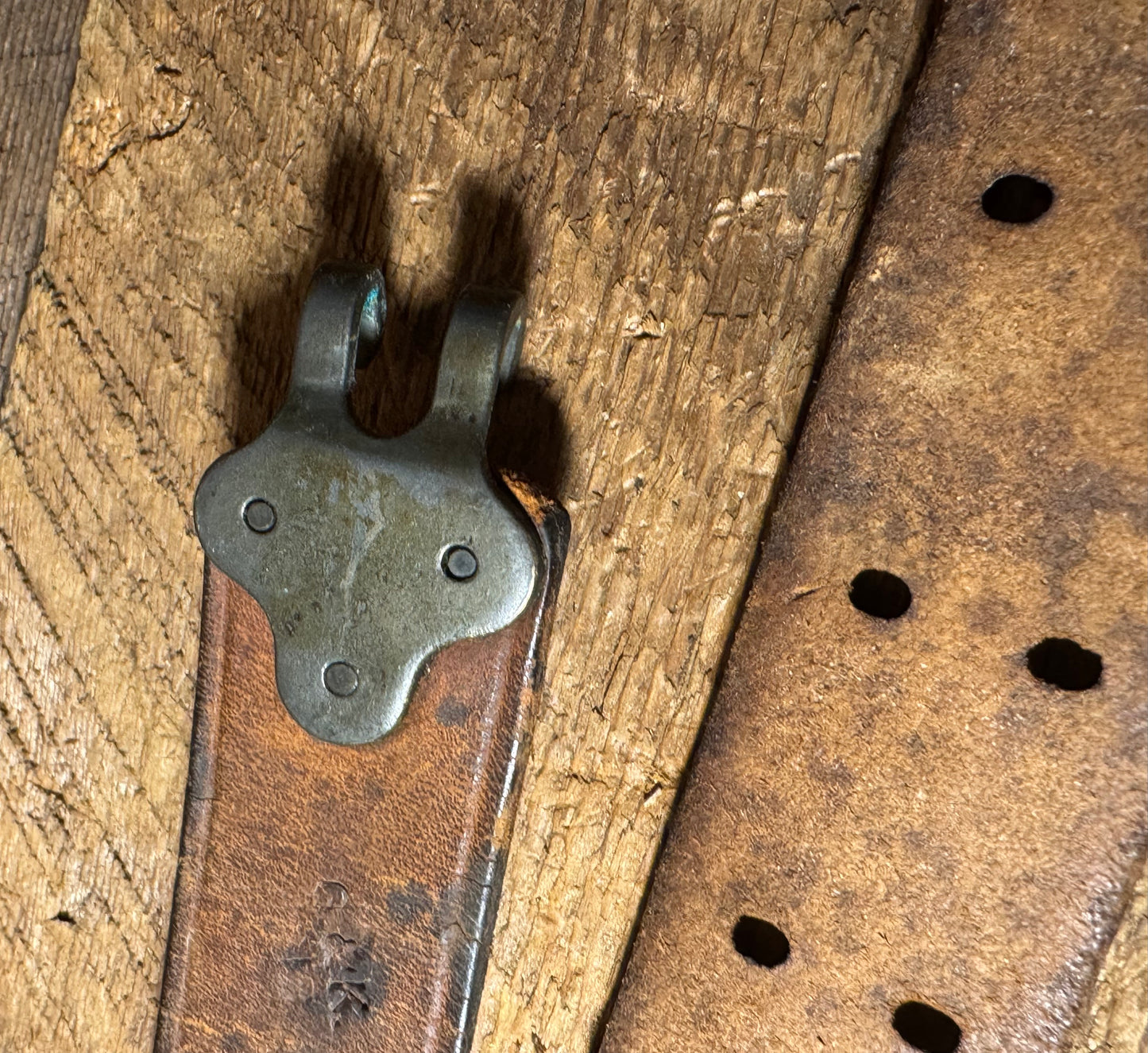 Original US 1907 Leather Sling Dated 1918-WWI