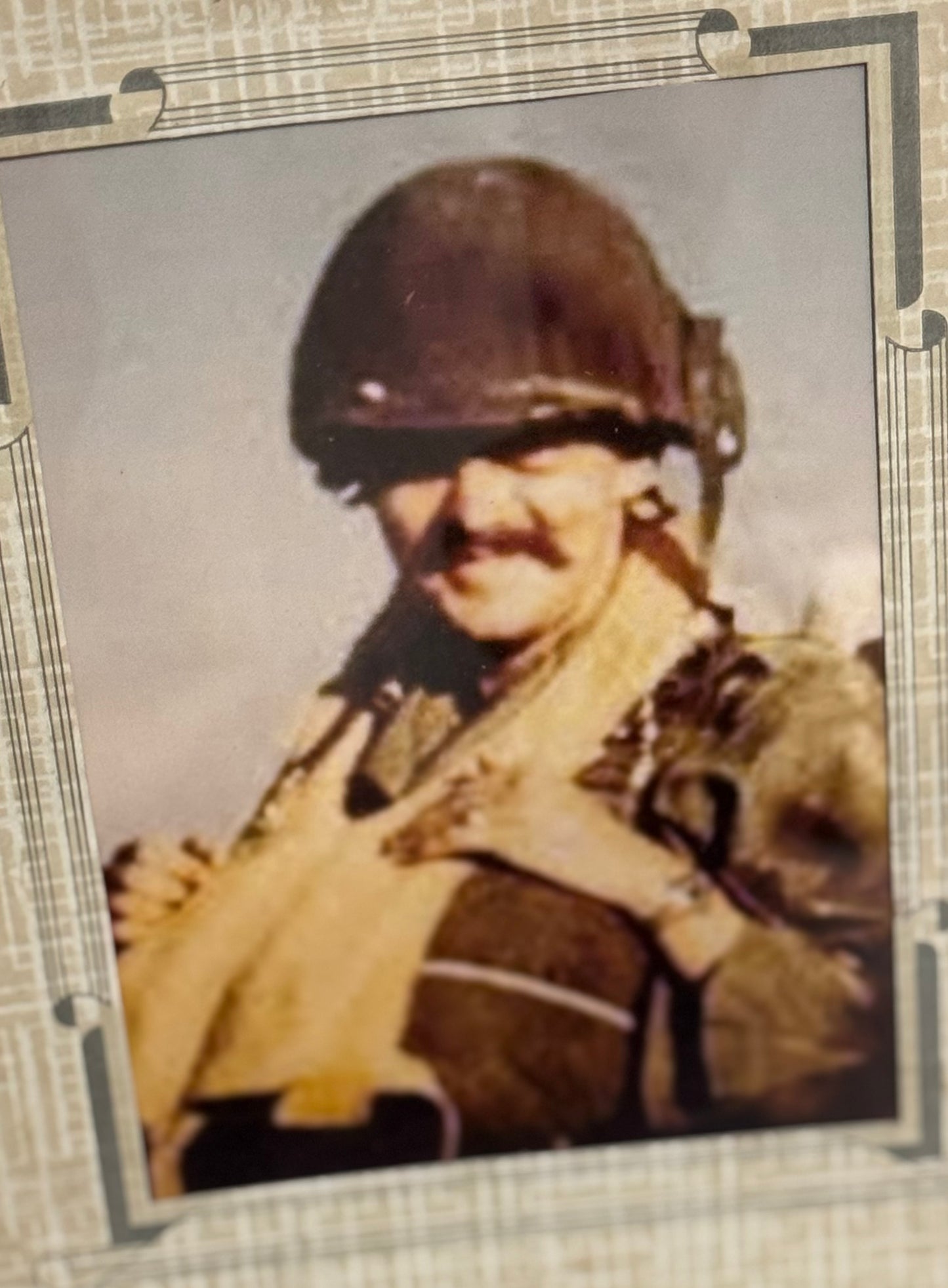 Battle of The Bulge-Paratrooper Captured & Signed Nazi Flag
