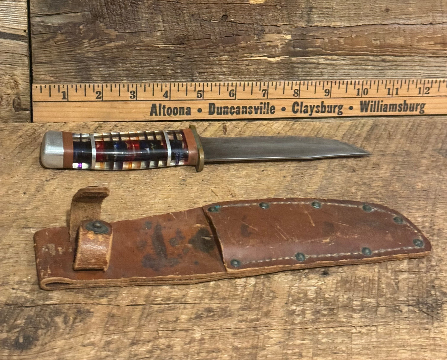 WWII Theatre Knife-Translucent Stripe