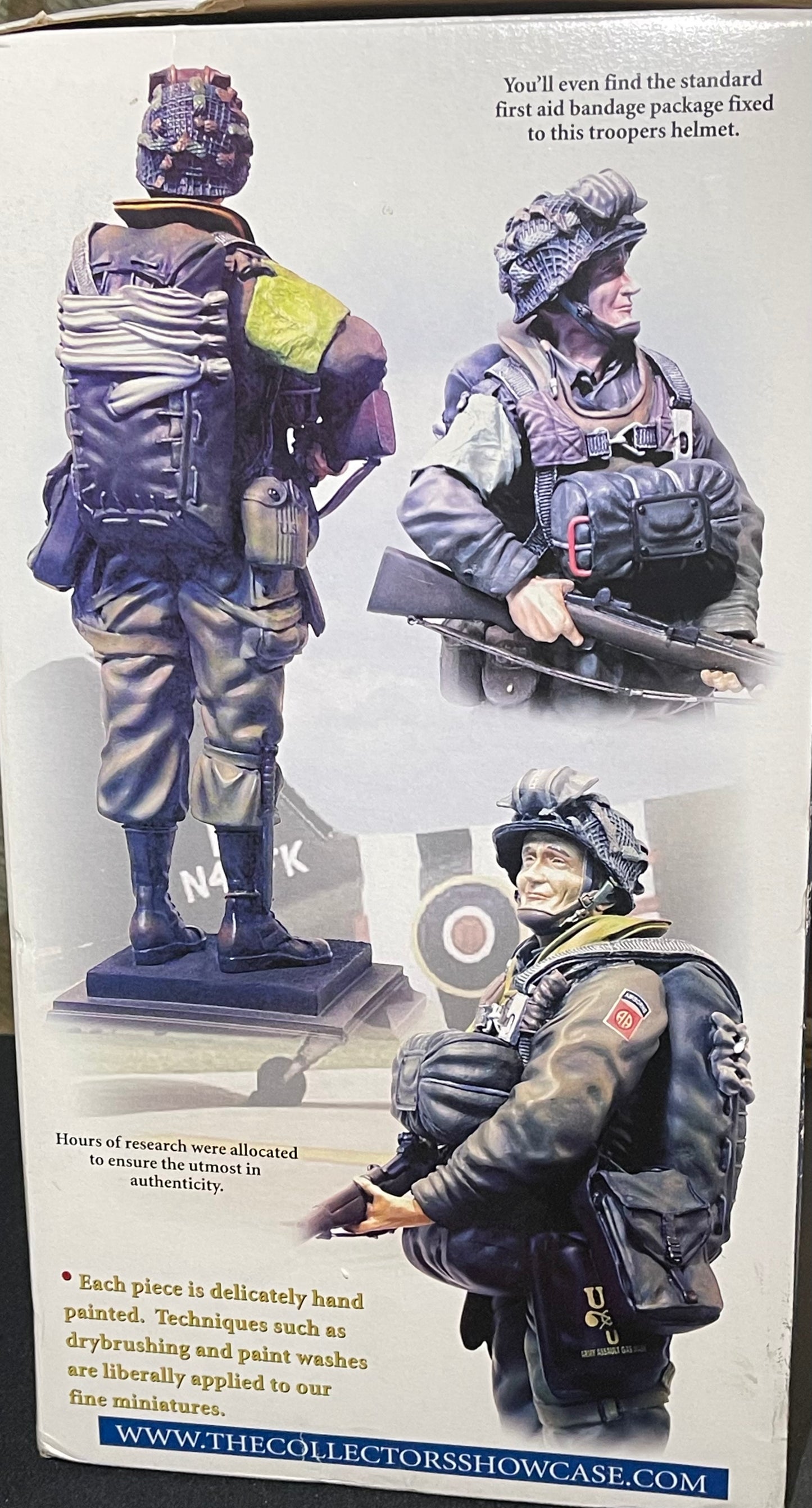 U.S. Paratrooper Embarking June 5th, 1944 collectible figure
