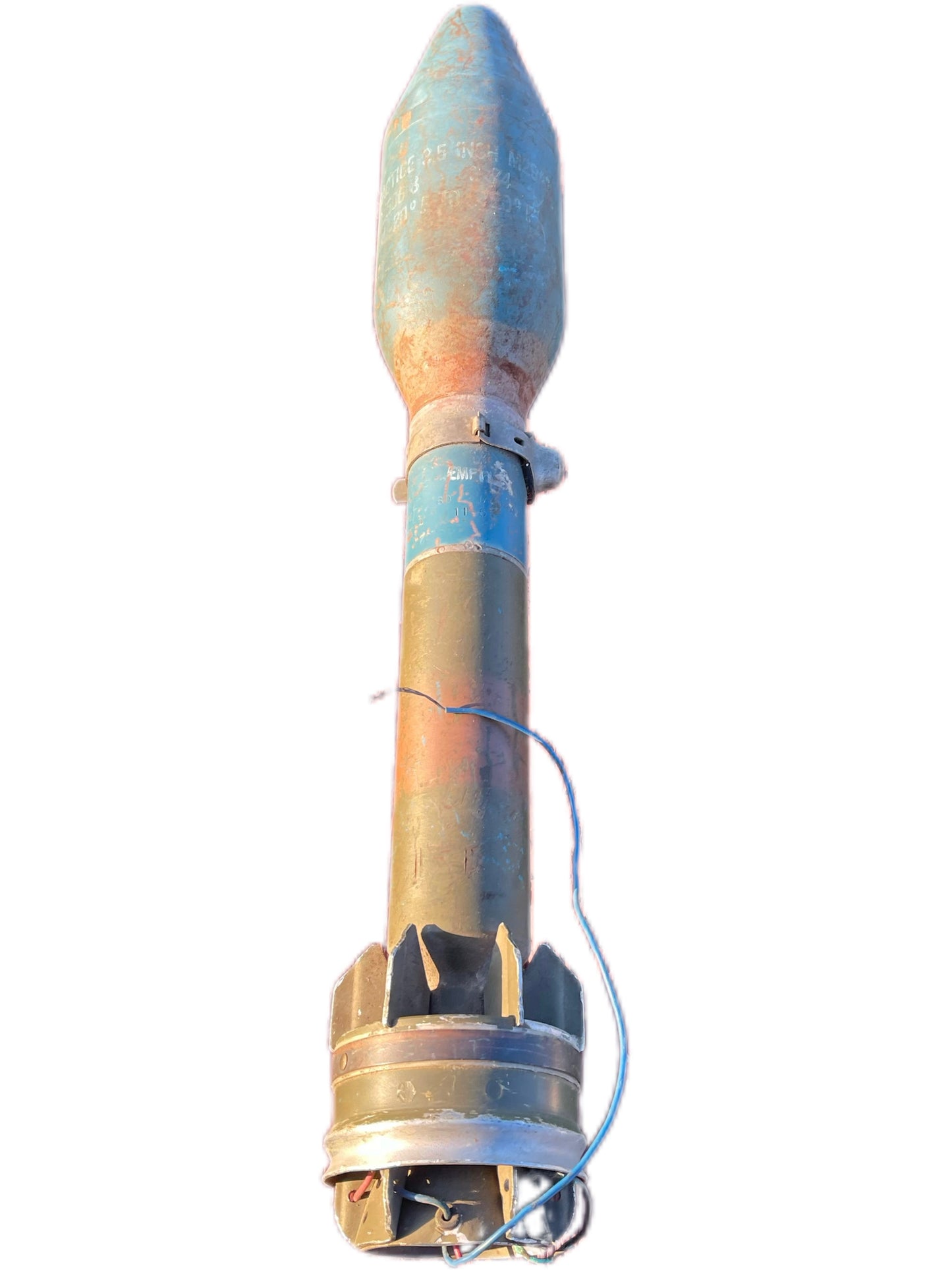 U.S. M20 Super Bazooka Inert Rockets with Original Carrying Bag