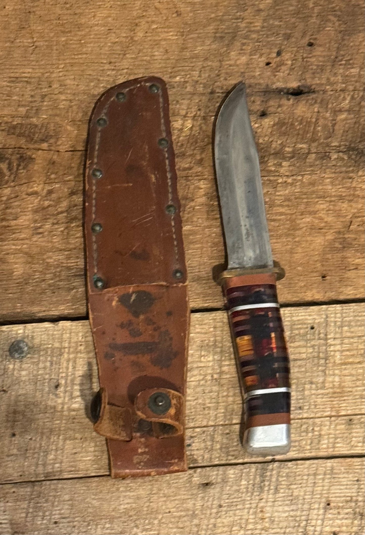 WWII Theatre Knife-Translucent Stripe