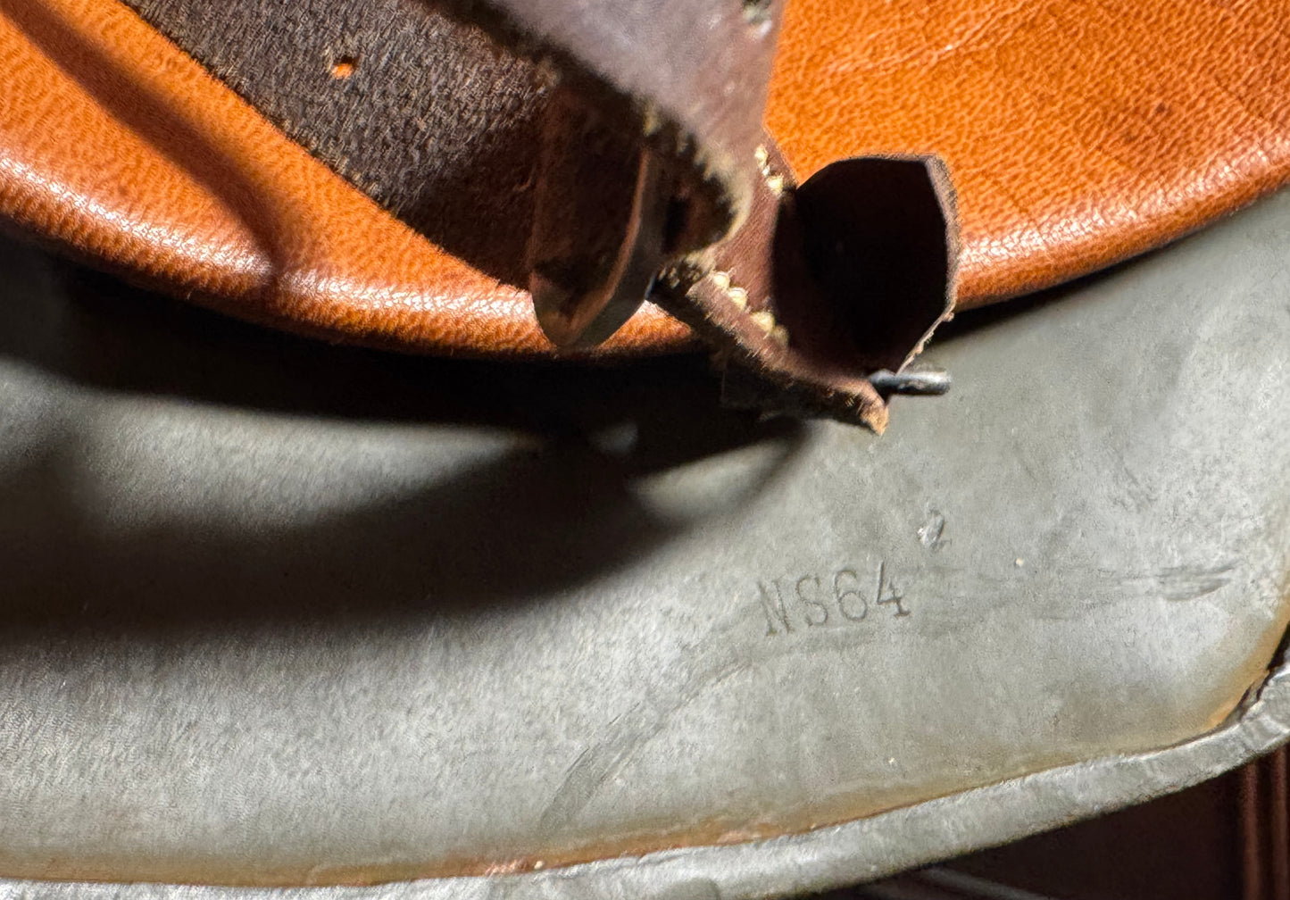 German WWII Helmet-Original Shell-Post War Refurb
