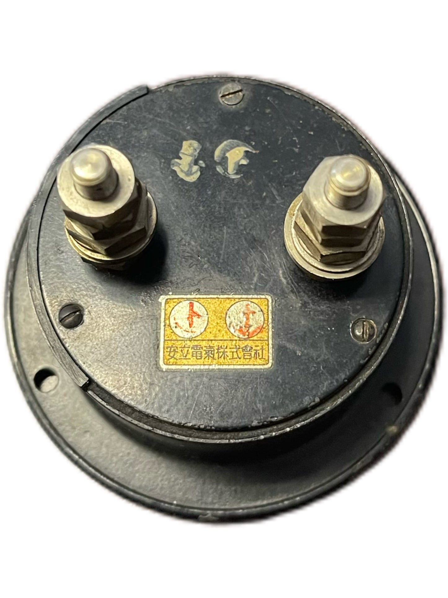 WWII Imperial Japanese Navy DC Ammeter – Hayashi Meter, Original Condition