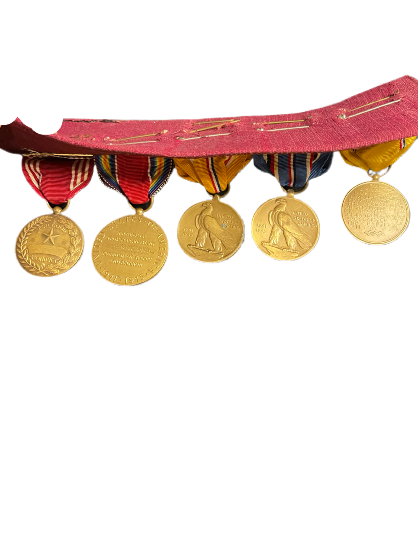 WWII U.S. Navy/Marine Corps Medal Collection – Complete Set with Campaign Star