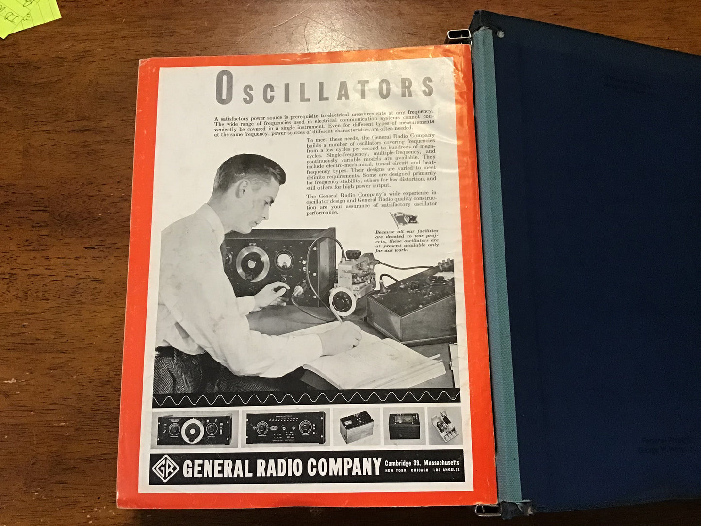Complete 1943 Proceedings of the I.R.E. Bound Volume – All 12 Issues – WWII Radio Engineering & Radar