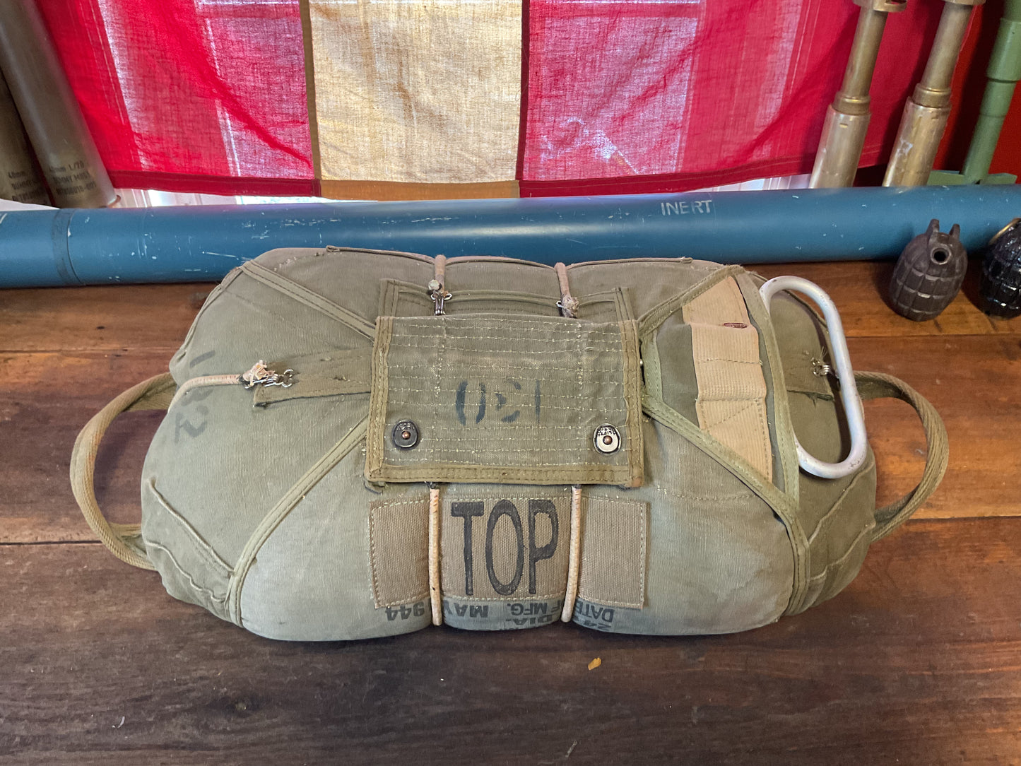 Original WW2 T-5 Back-up parachute