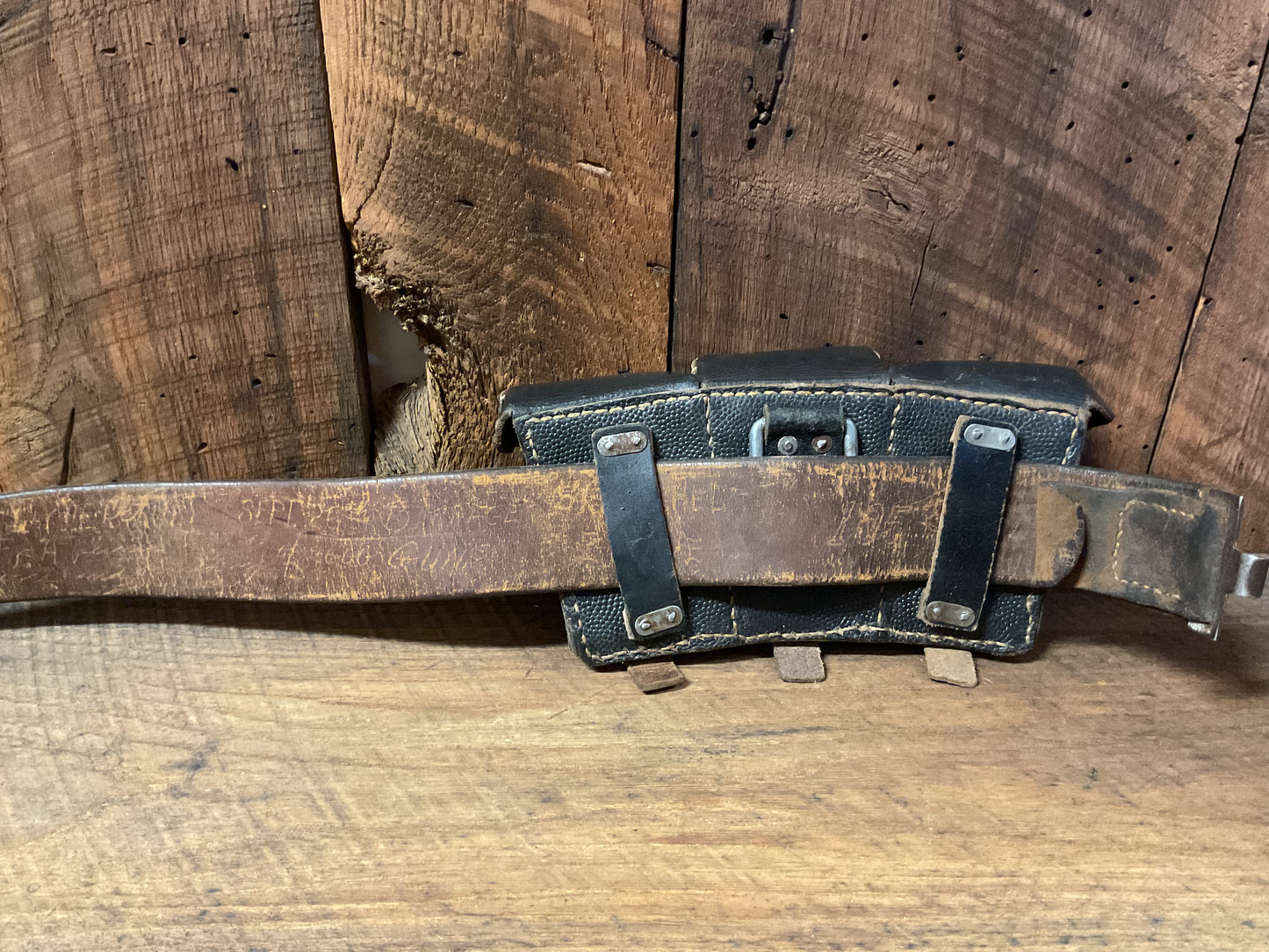 German Belt, Buckle and K98 Pouches