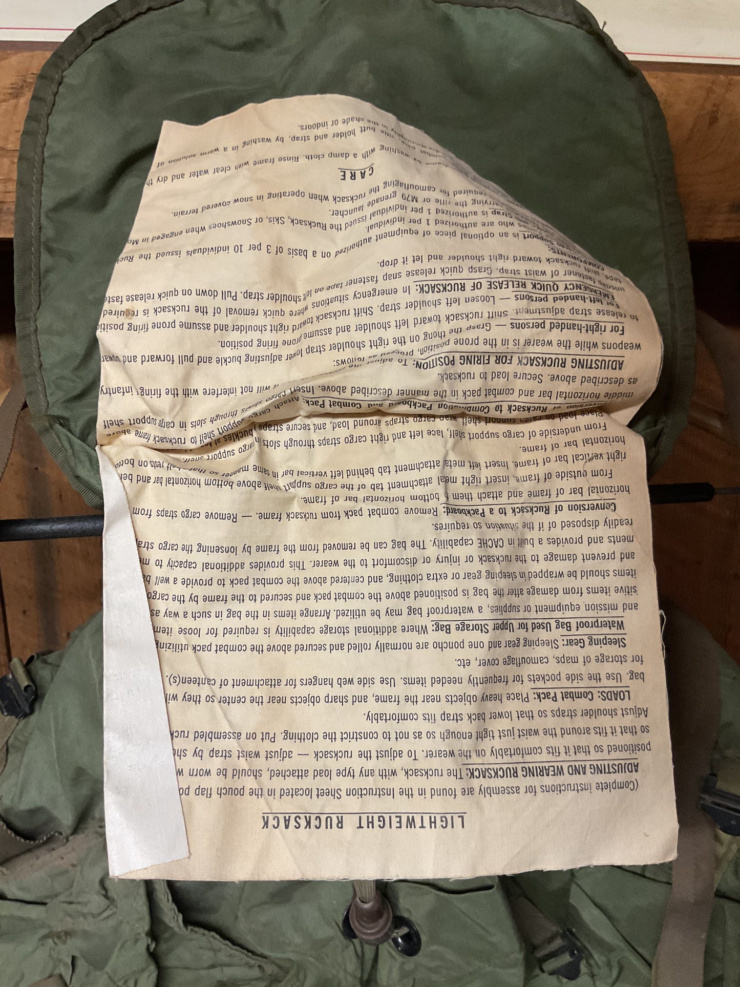 Vietnam War Lightweight Rucksack